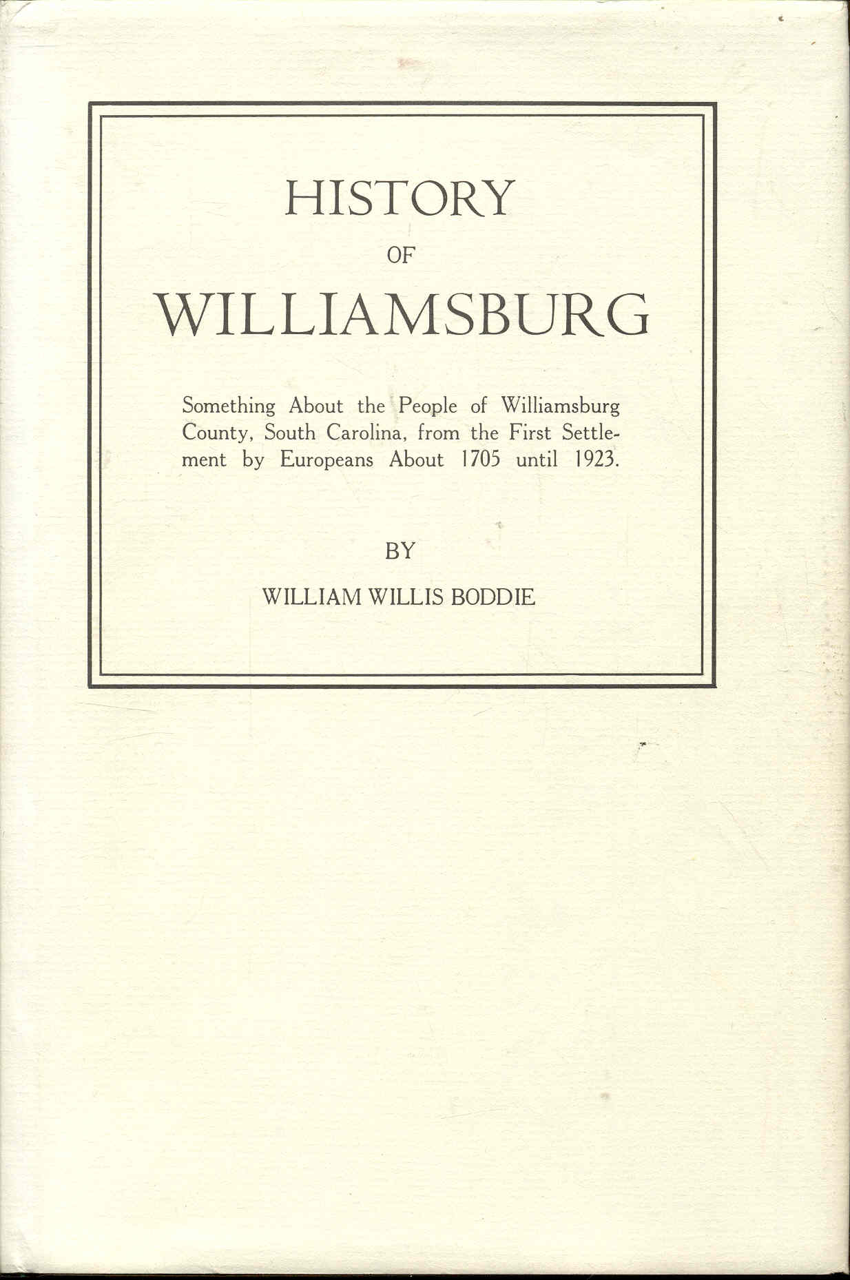 Image for History of Williamsburg
