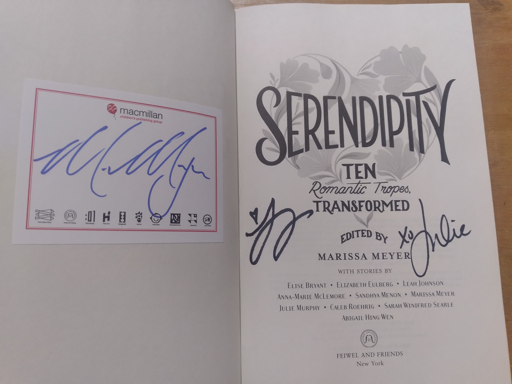 Serendipity: Ten Romantic Tropes, Transformed