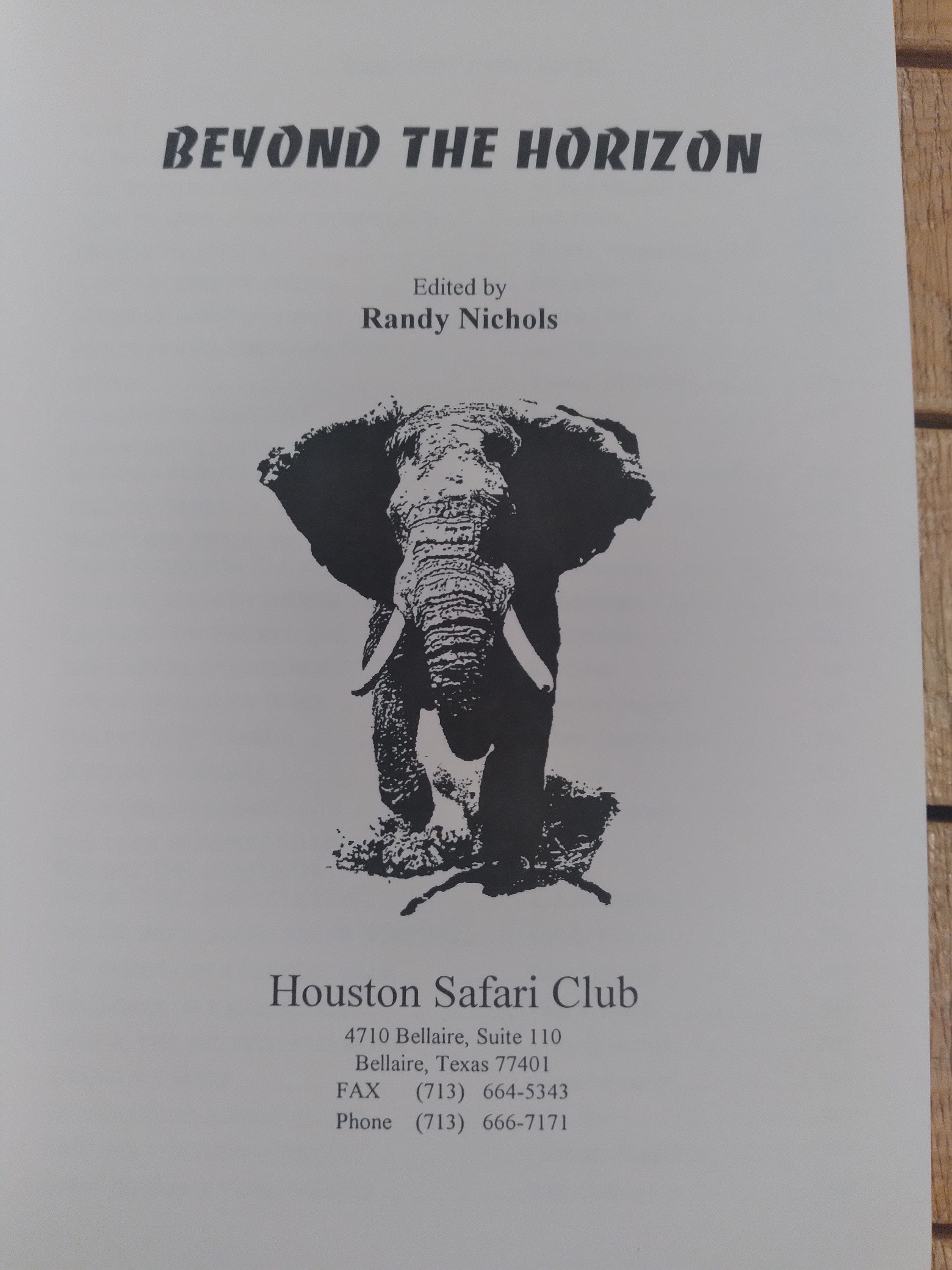 Beyond the Horizon