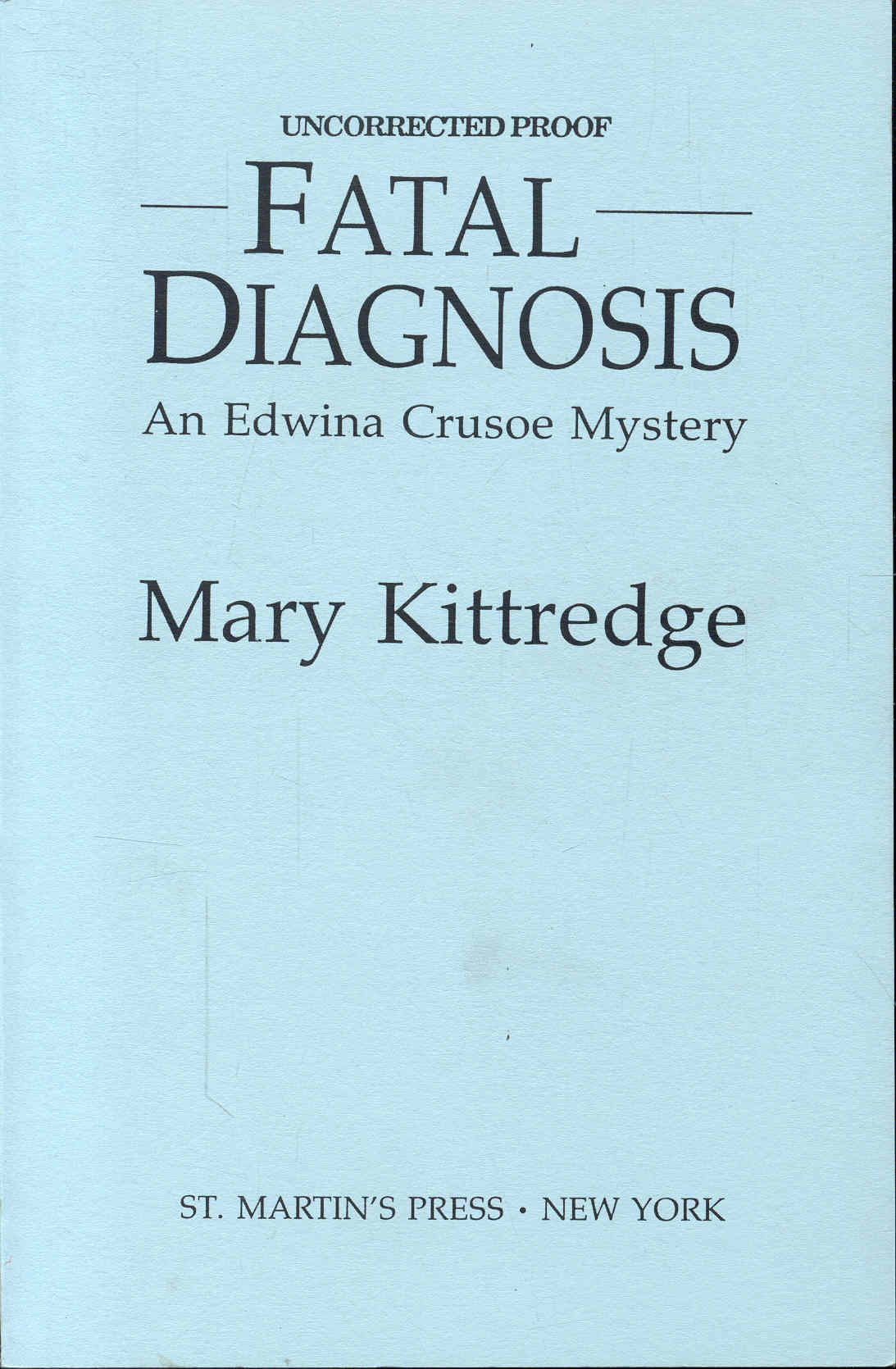 Fatal Diagnosis