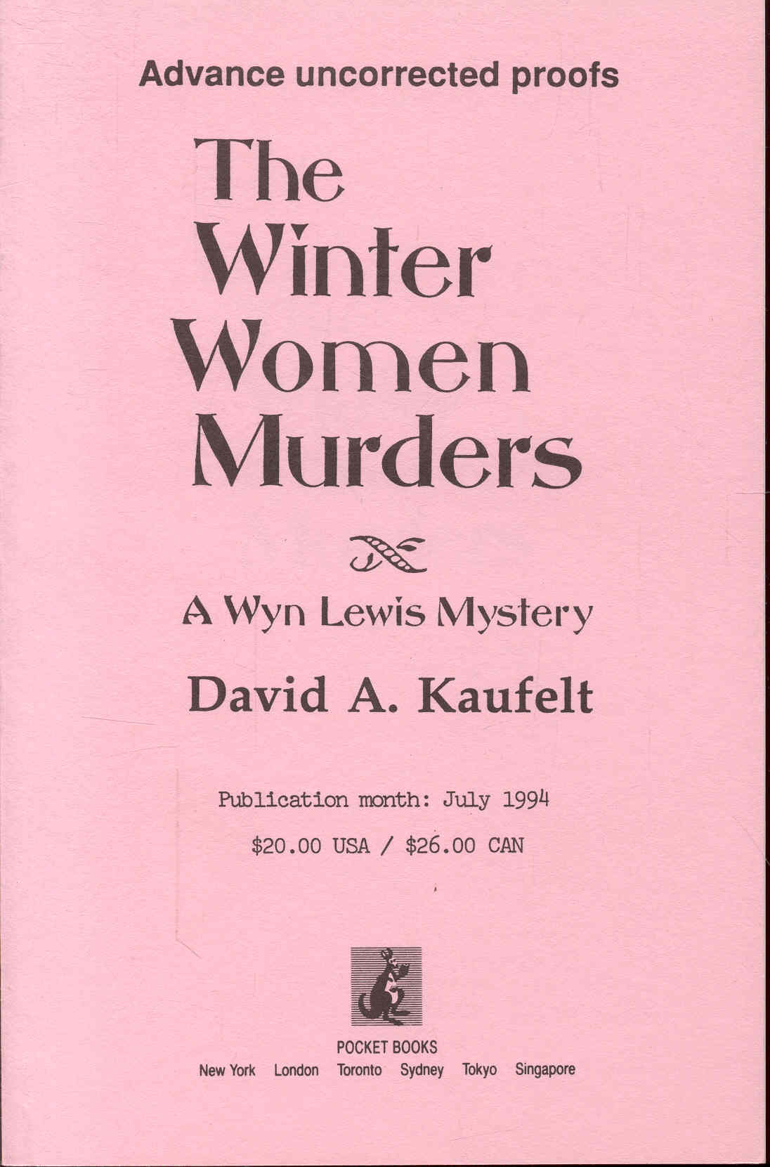 The Winter Women Murders
