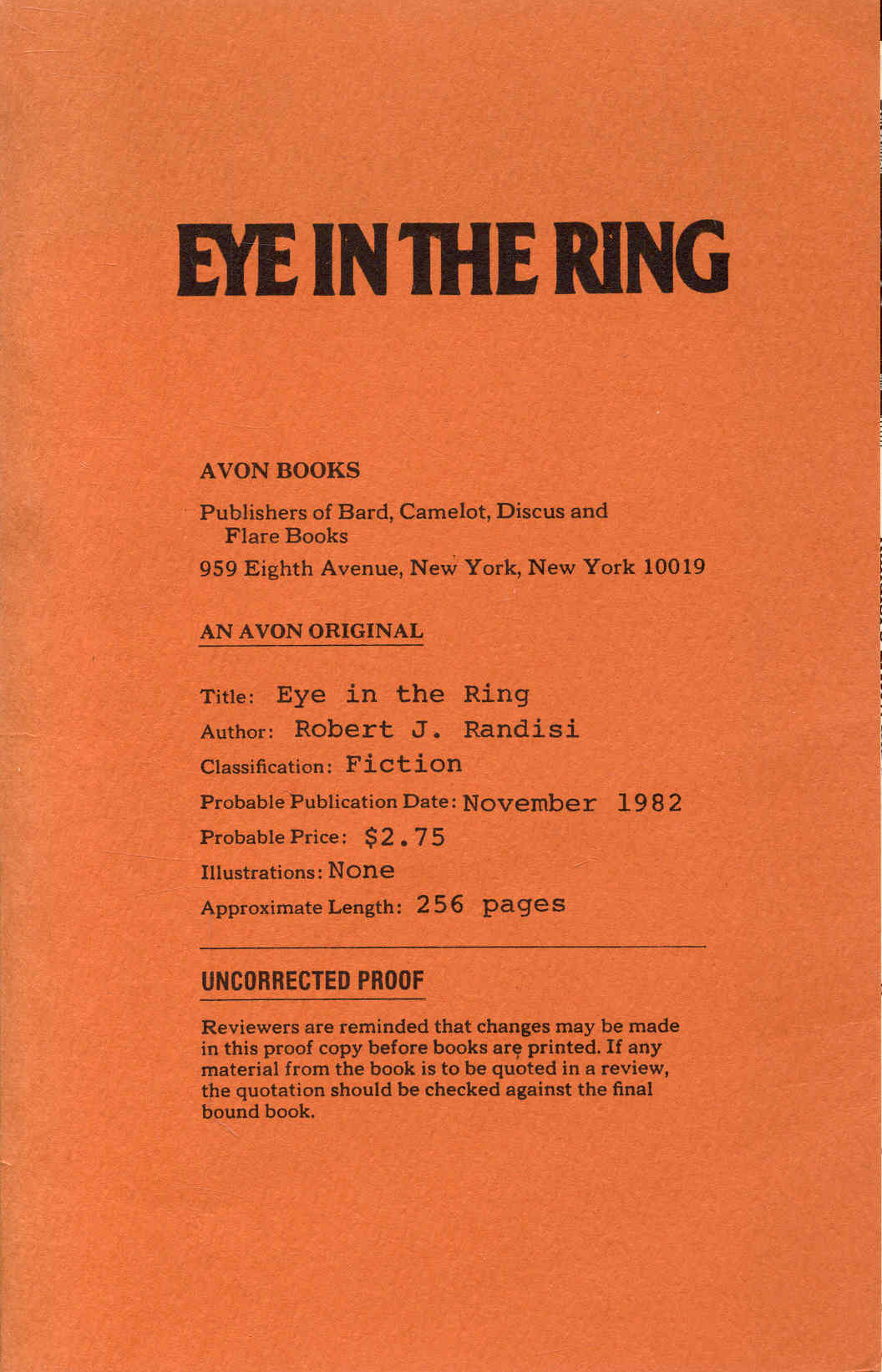 Eye In The Ring
