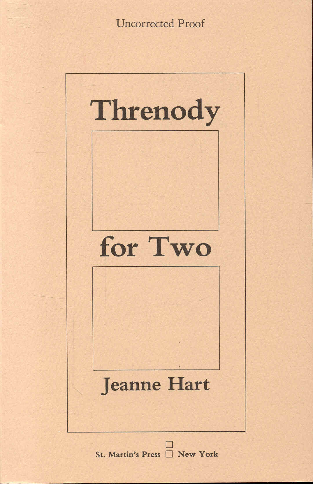 Threnody for Two