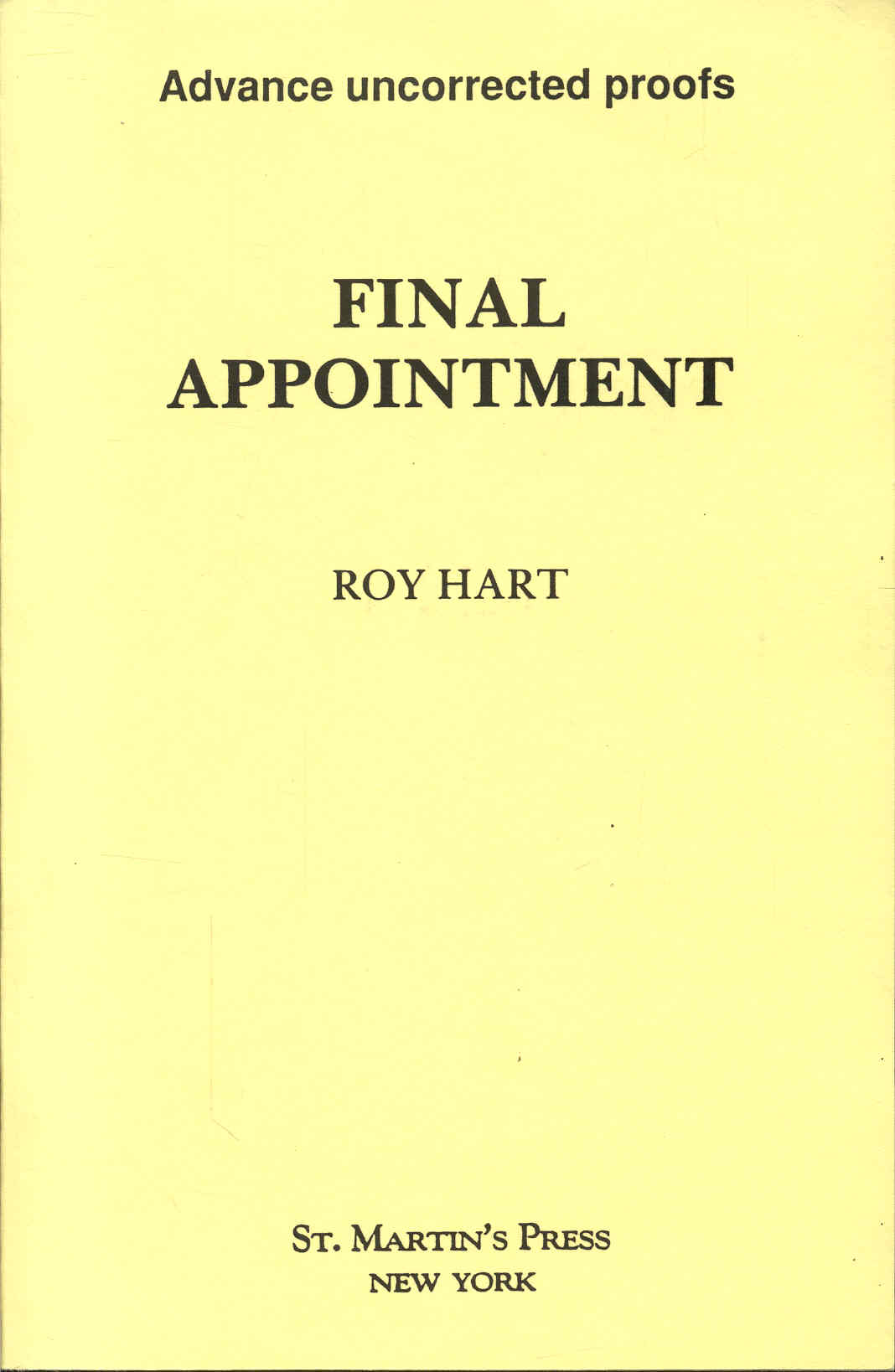 Final Appointment