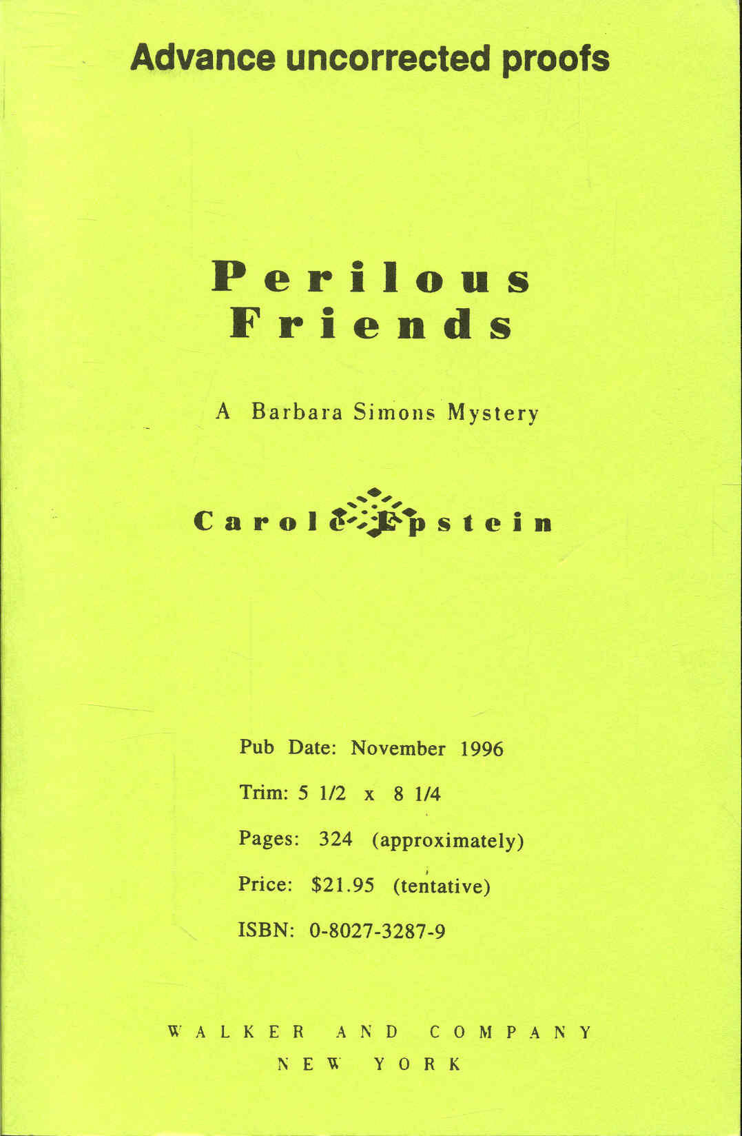 Perilous Friends