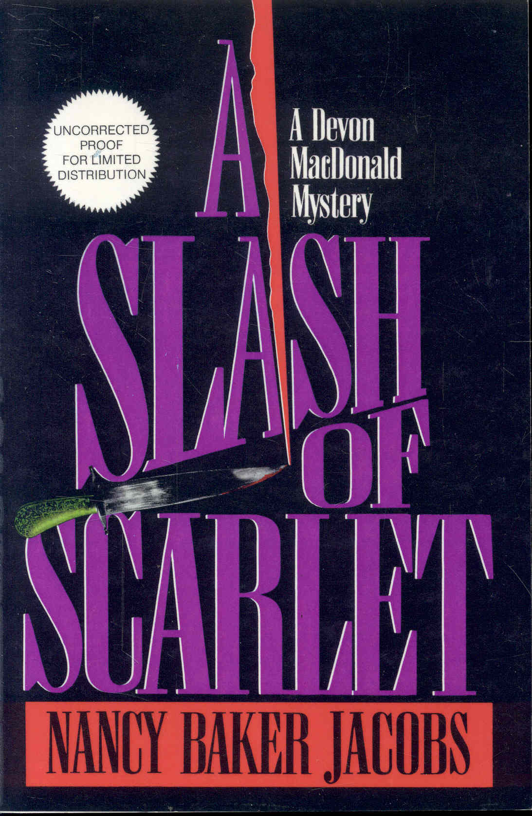 A Slash of Scarlet