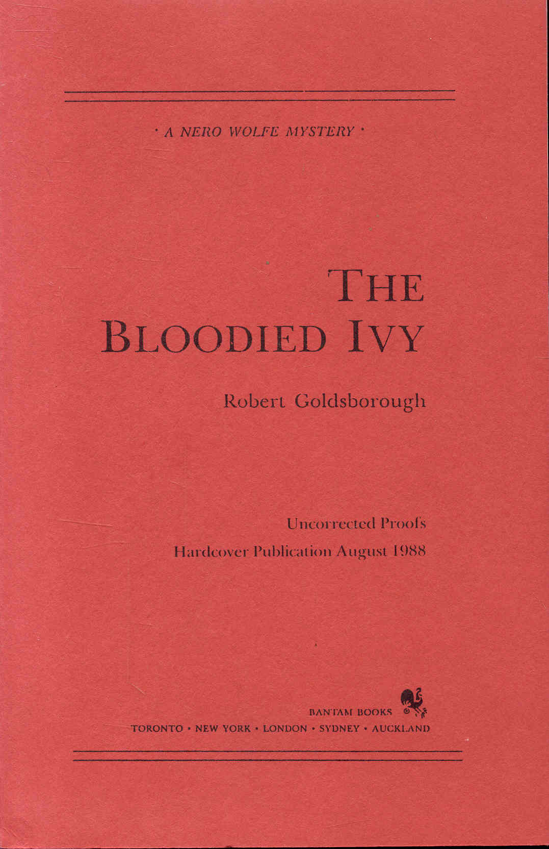 The Bloodied Ivy