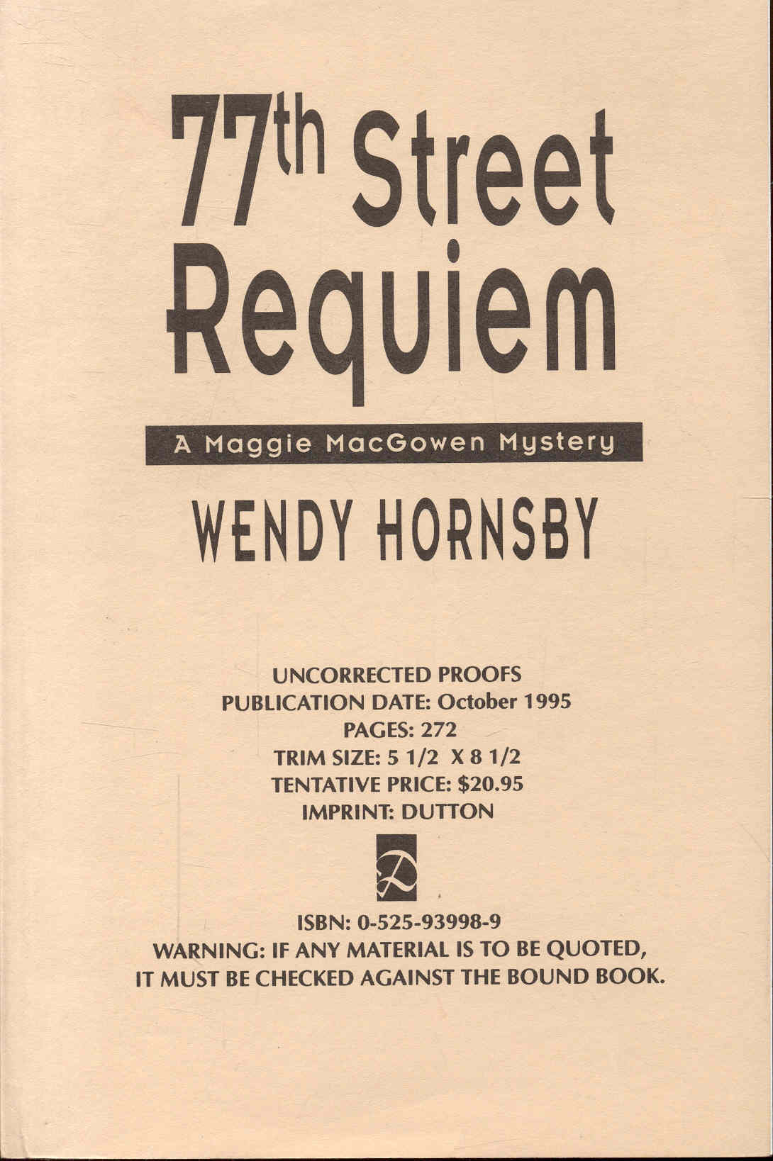 77th Street Requiem