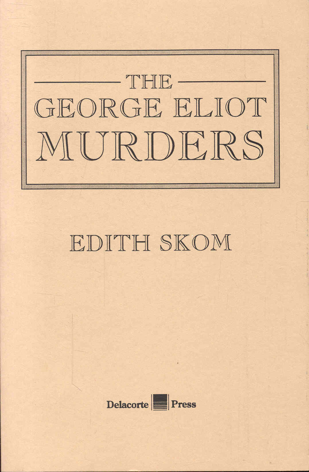 The George Eliot Murders
