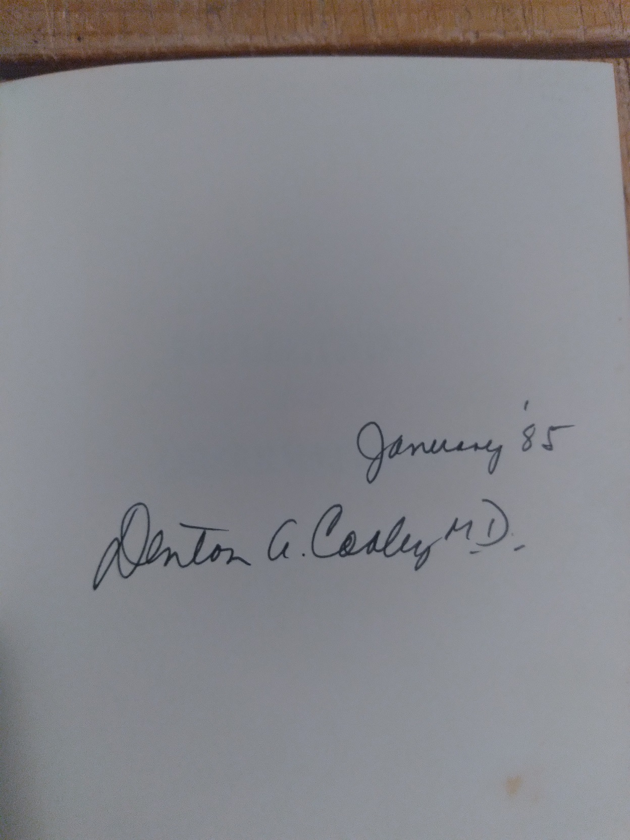 Reflections and Observations: Essays of Denton A. Cooley