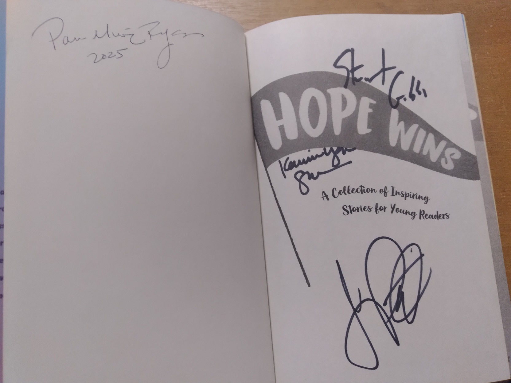 Image for Hope Wins: A Collection of Inspiring Stories for Young Readers Hope Wins: A Collection of Inspiring Stories for Young Readers