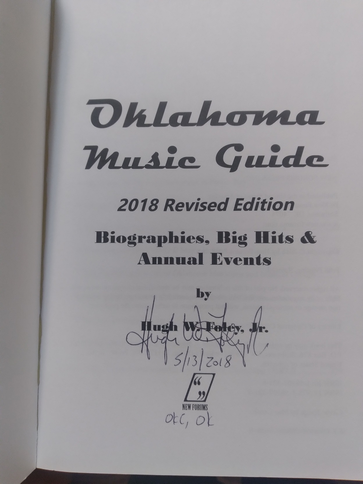 Oklahoma Music Guide: Biographies, Big Hits & Annual Events (2018 Revised Edition)