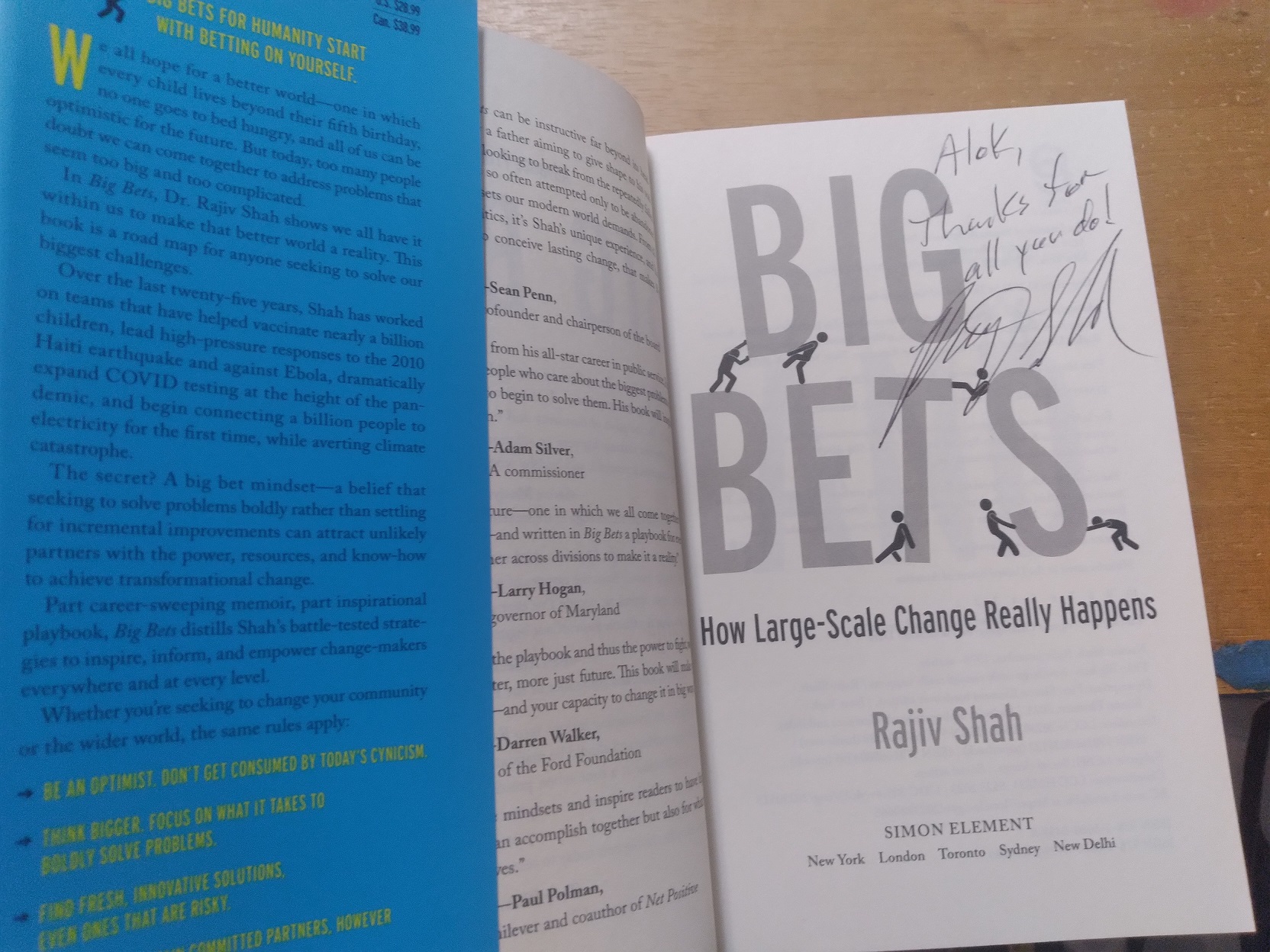 BIG BETS: How Large-Scale Change Really Happens