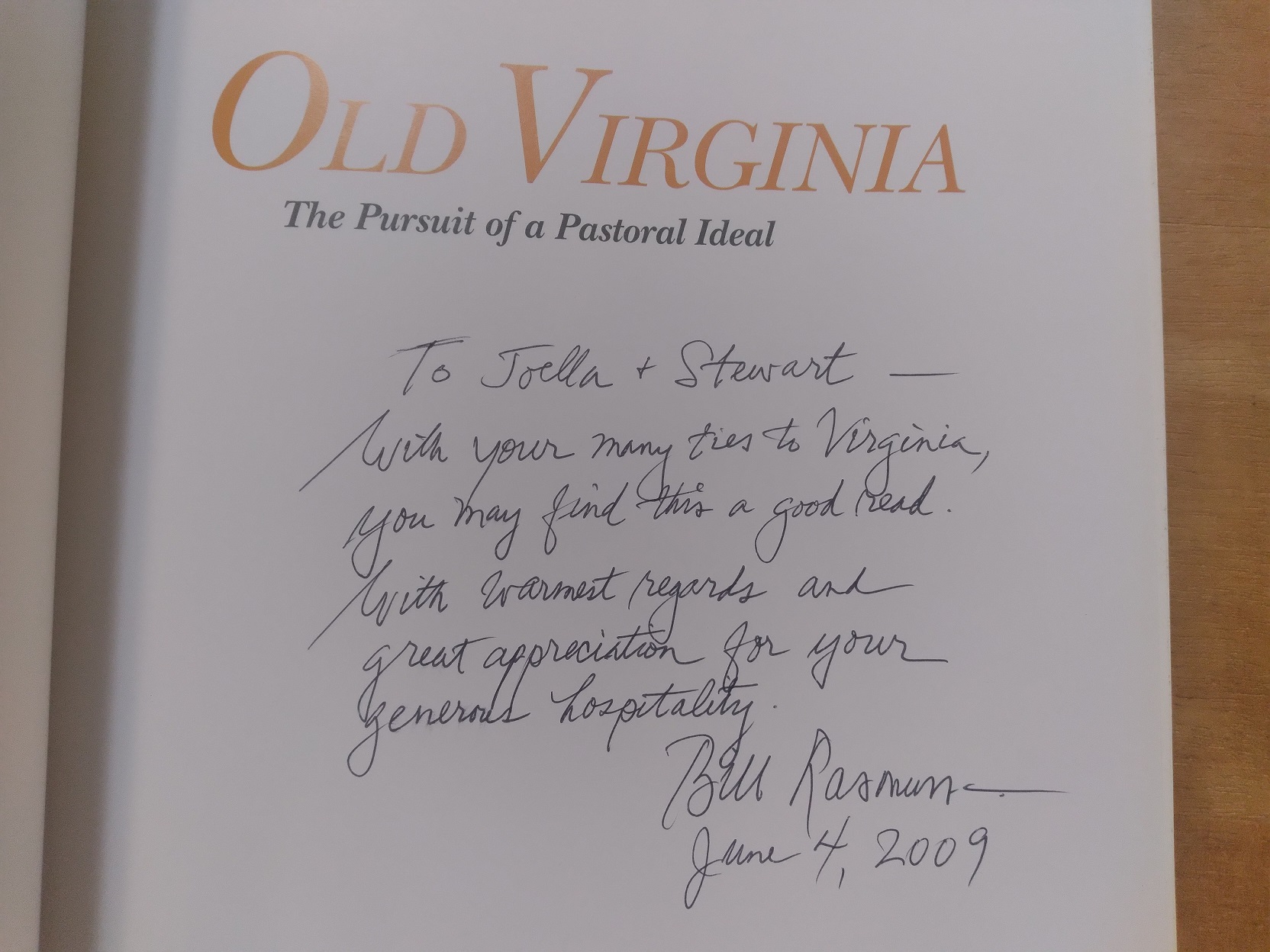 Old Virginia: The Pursuit of a Pastoral Ideal