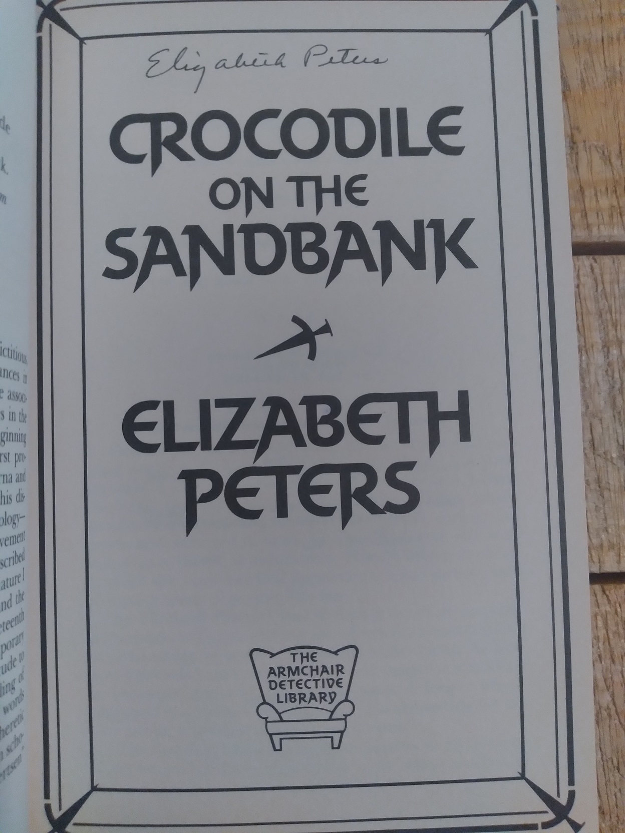 Crocodile on the Sandbank