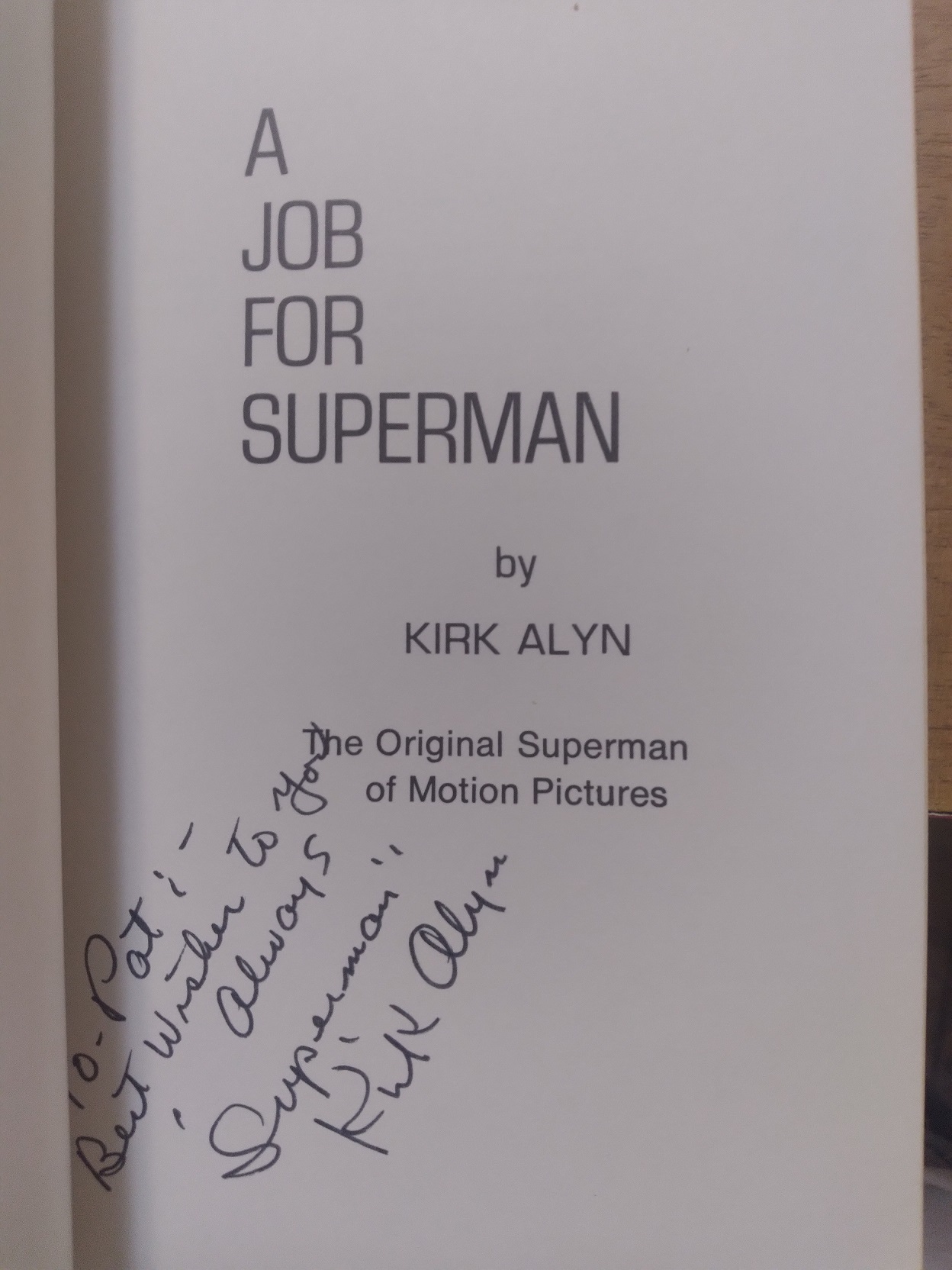 A Job for Superman!