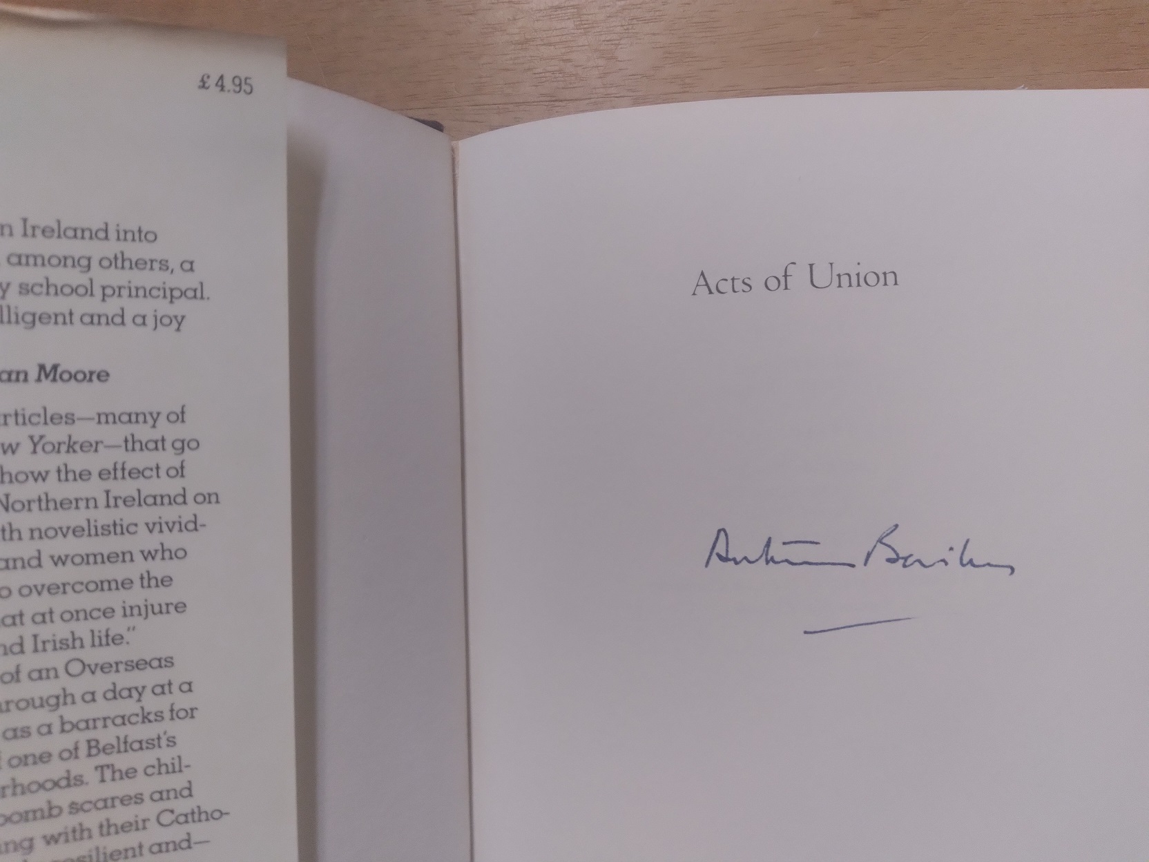 ACTS OF UNION: Reports on Ireland, 1973-79