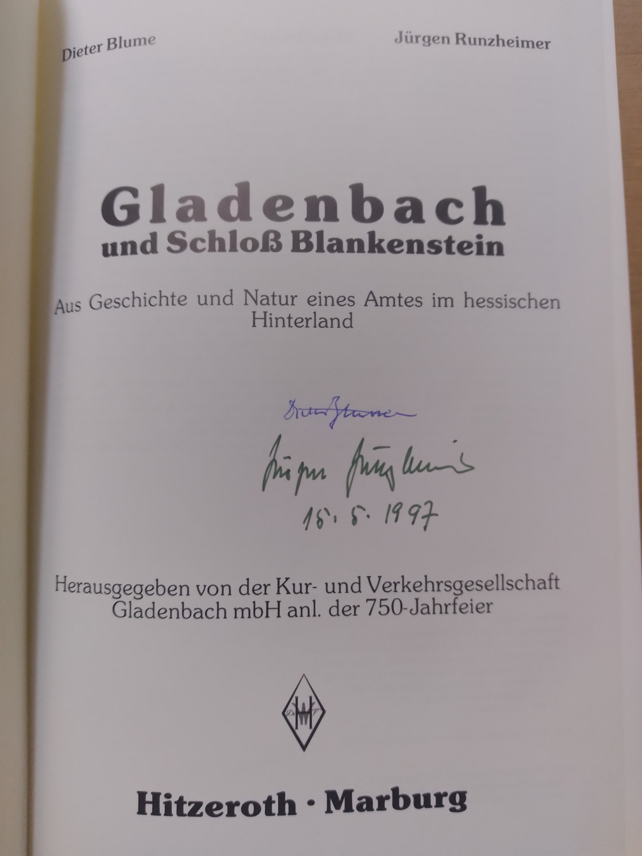 Gladenbach und Schloss Blankenstein