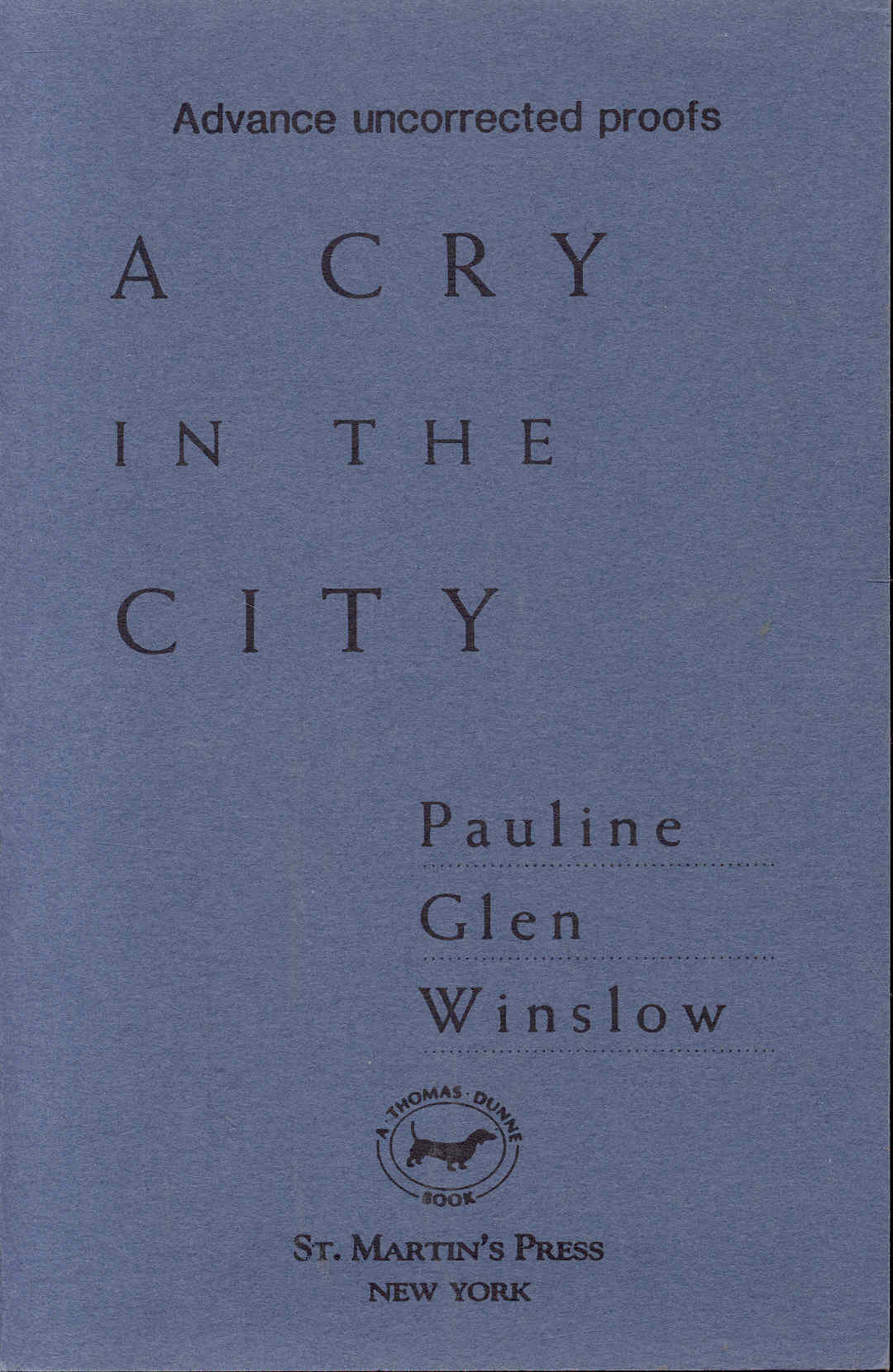 A Cry in the City