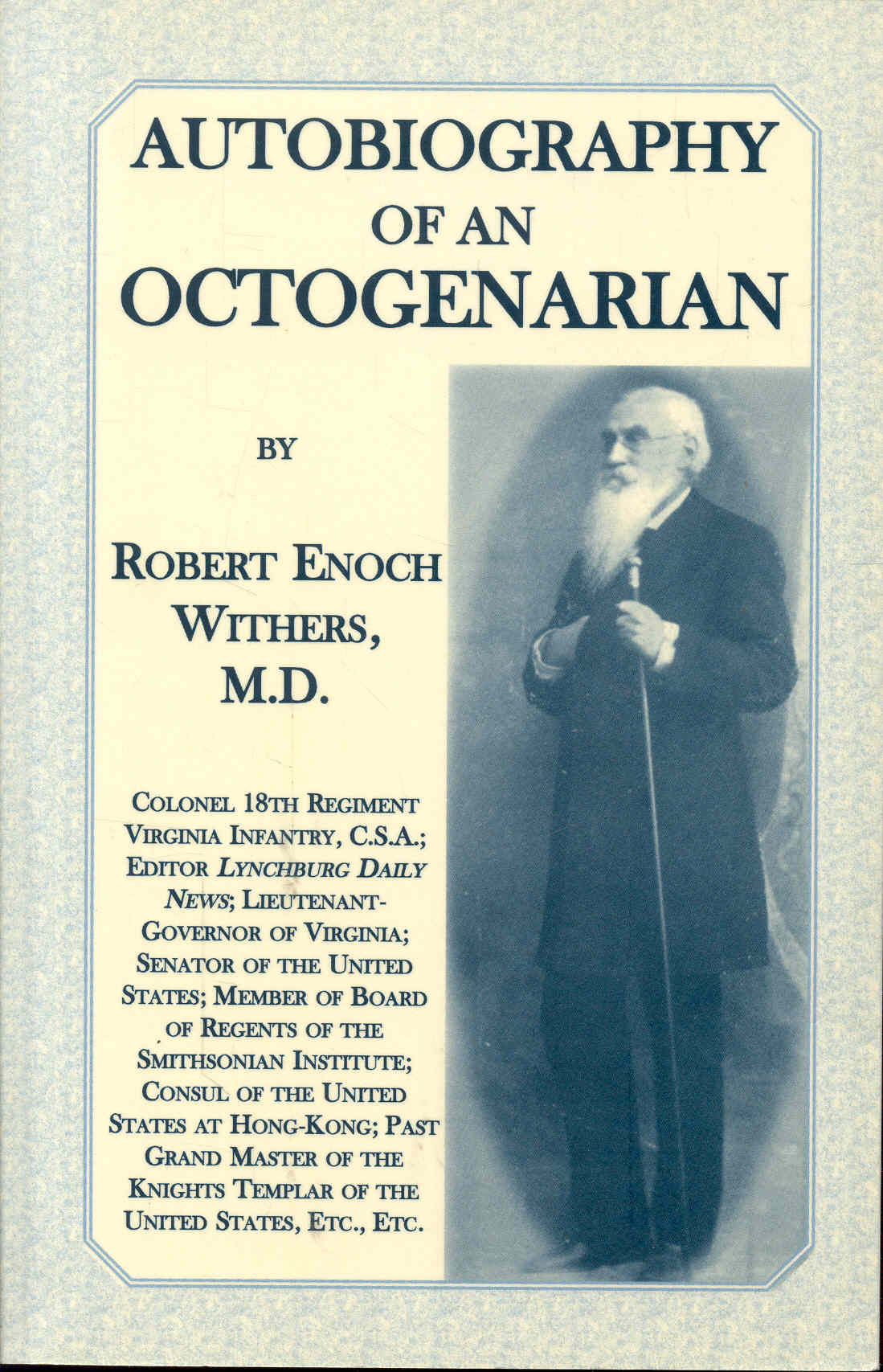 Image for Autobiography of an Octogenarian Autobiography of an Octogenarian