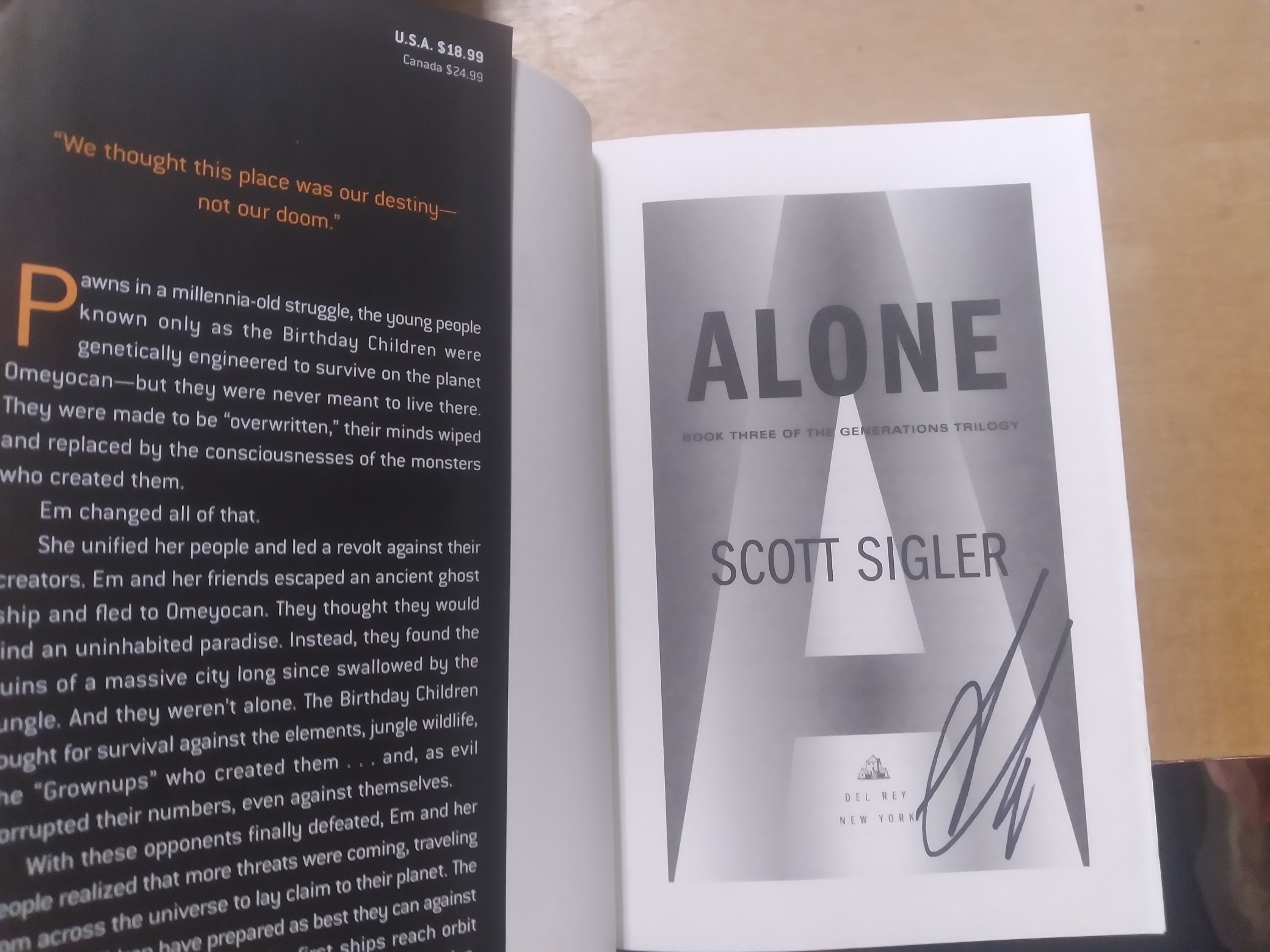 Alone (The Generations, Book 3)
