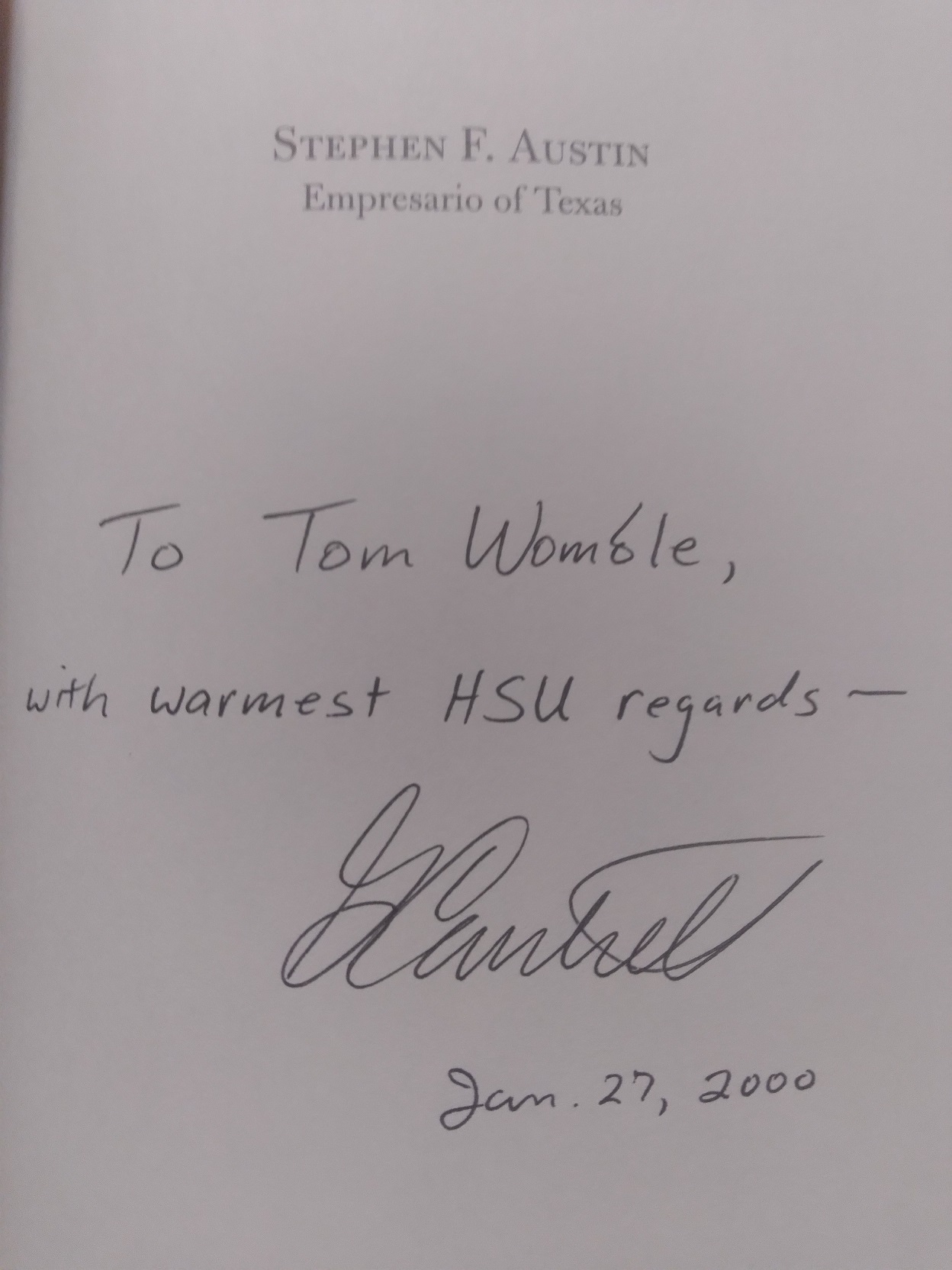 Stephen F. Austin: Empresario of Texas