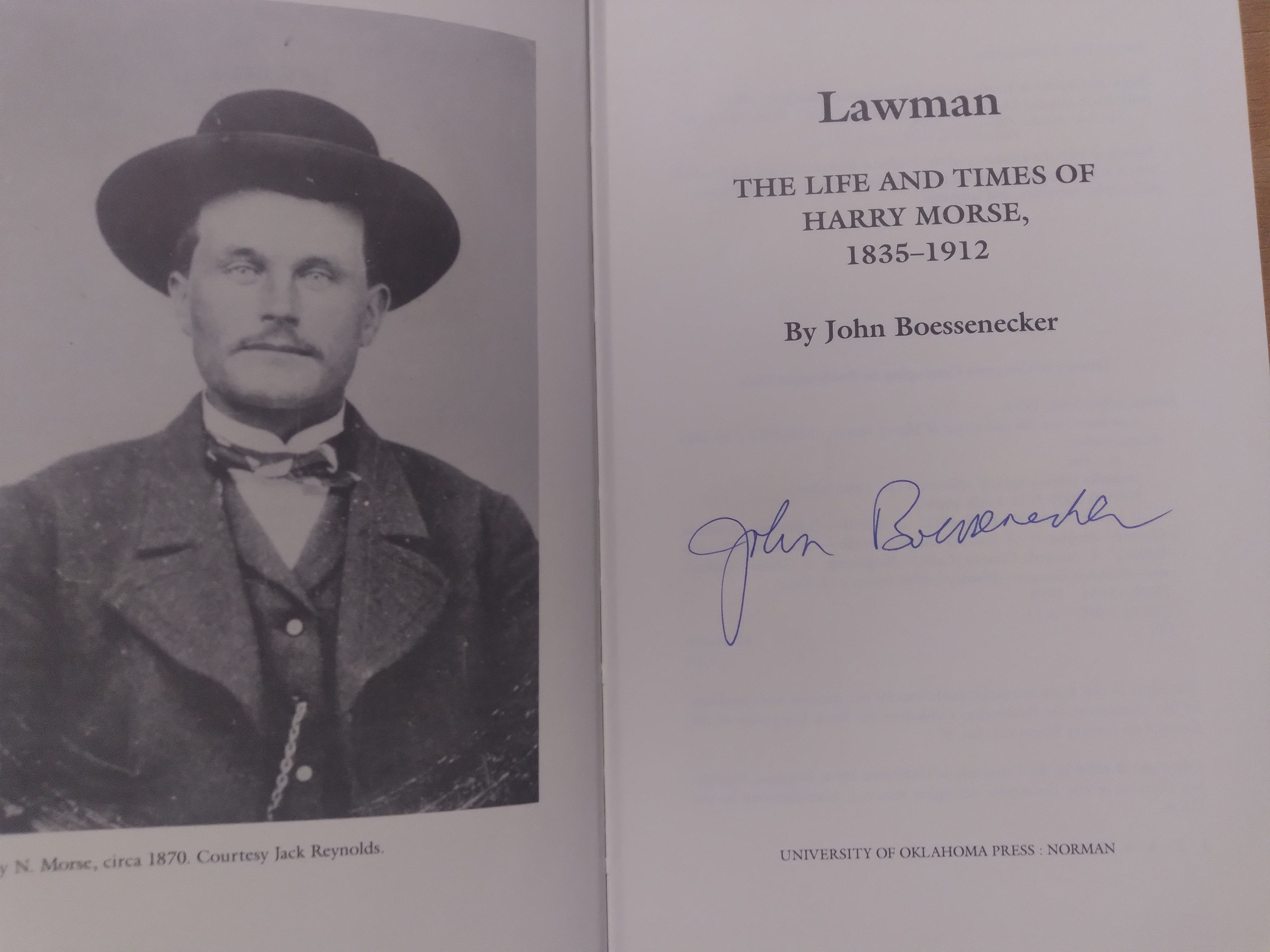 LAWMAN: The Life and Times of Harry Morse, 1835-1912
