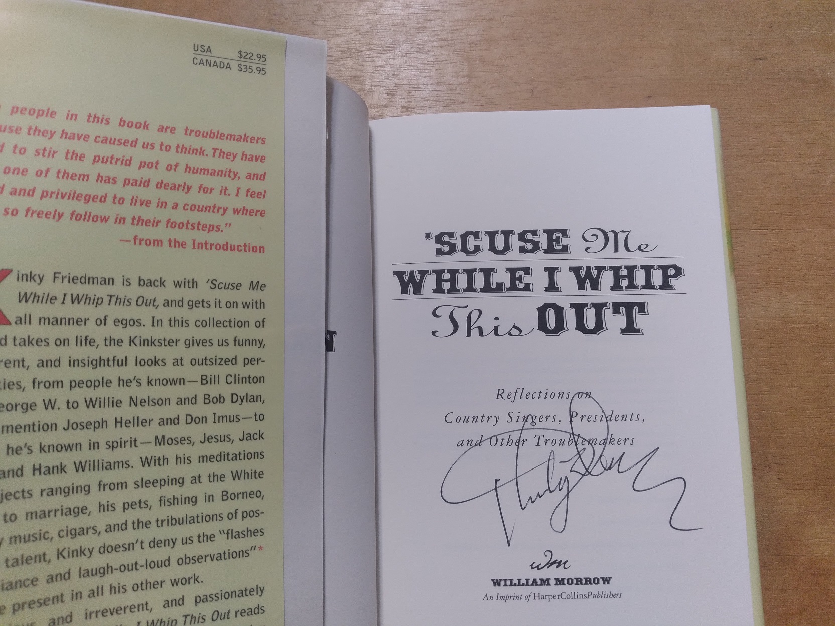 'Scuse Me While I Whip This Out: Reflections On Country Singers, Presidents, And Other Troublemakers