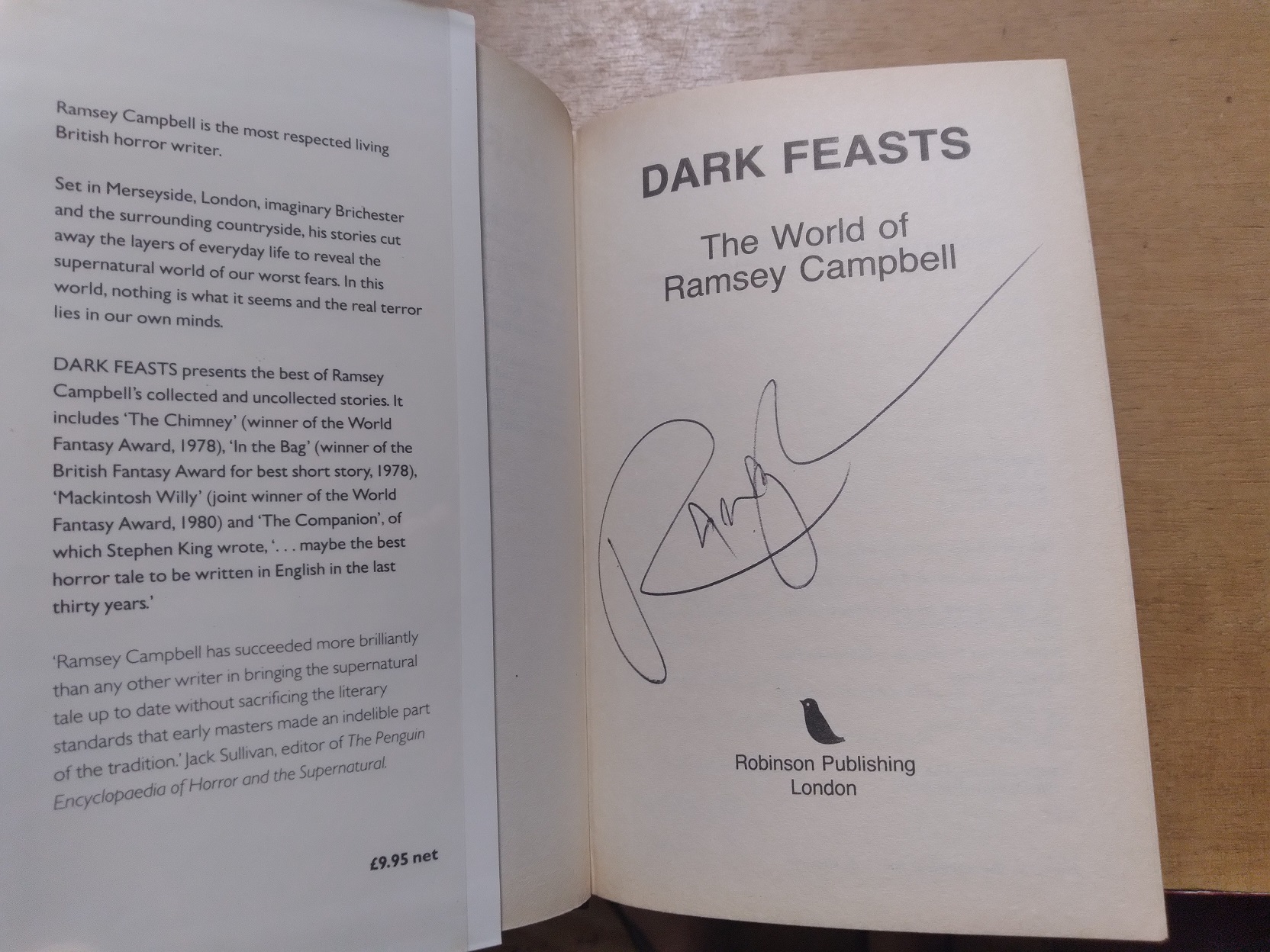 Dark Feasts: The World of Ramsey Campbell