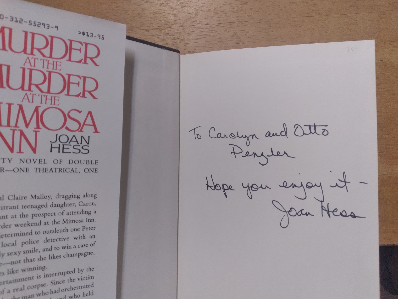 The Murder at Murder at the Mimosa Inn