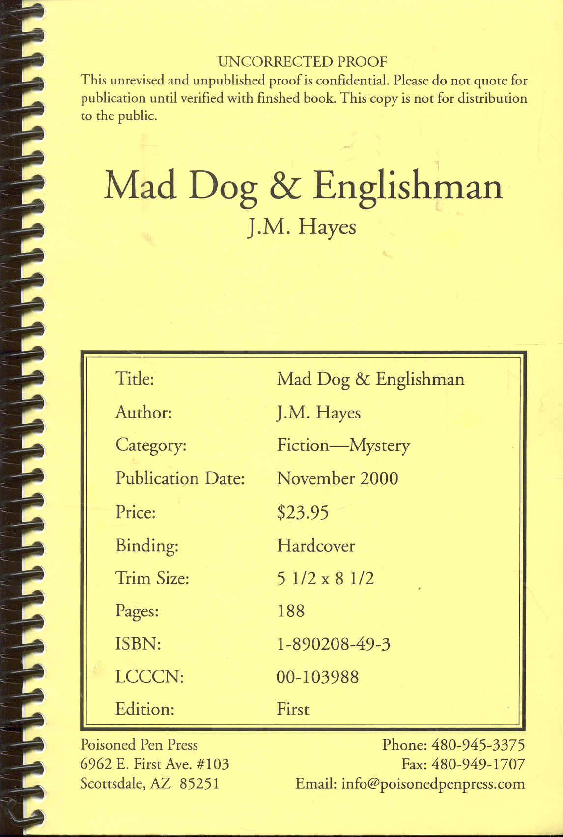 Mad Dog and Englishman