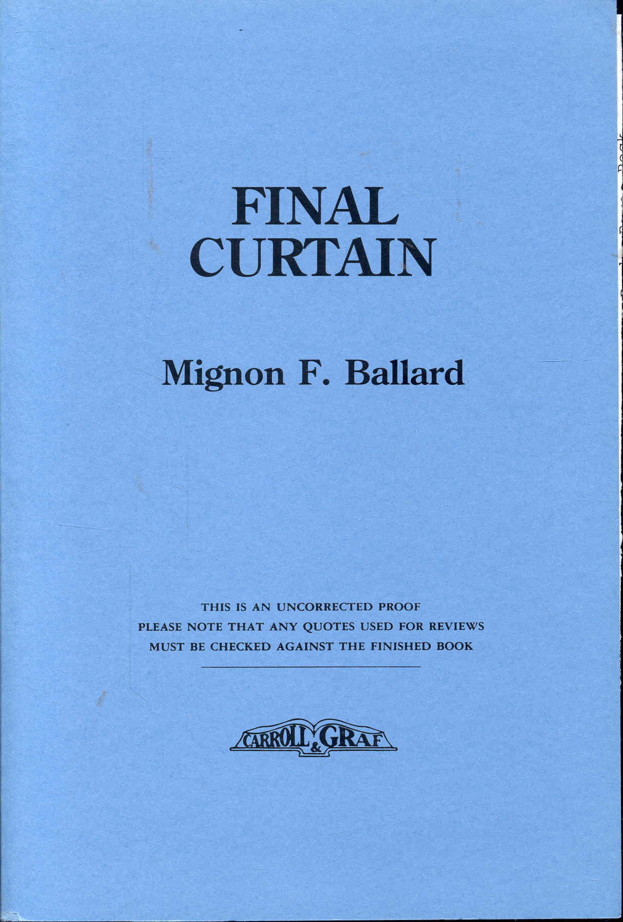 Final Curtain