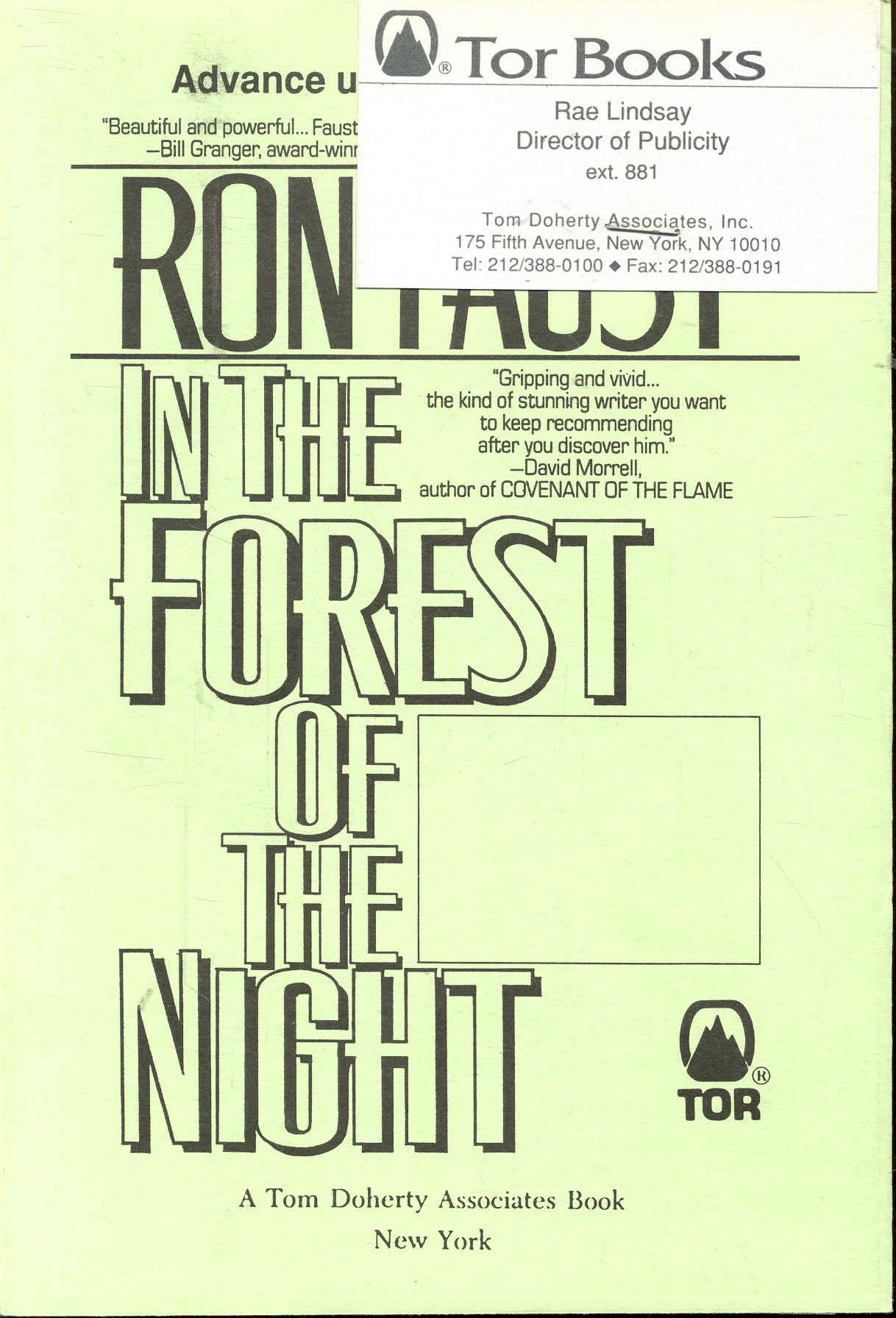 In the Forest of the Night