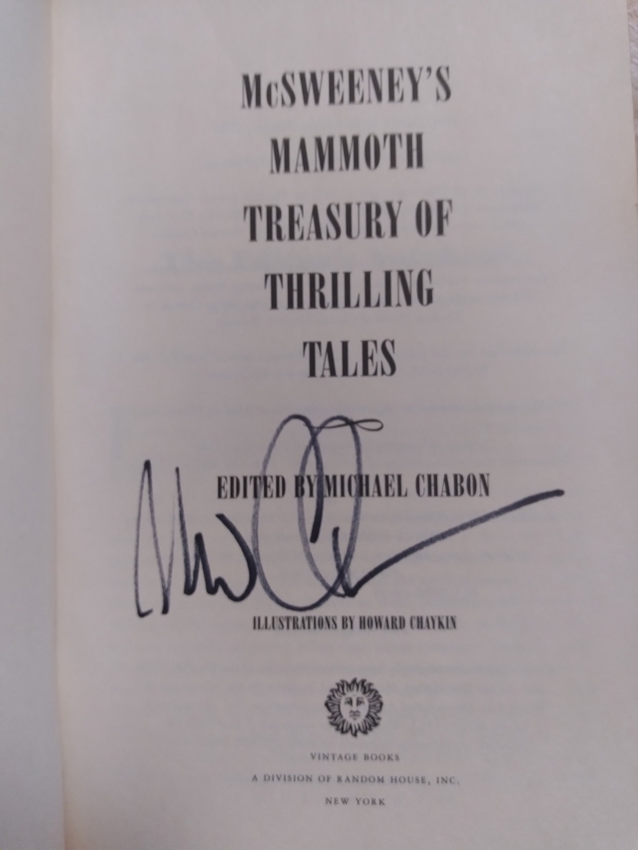 McSweeney's Mammoth Treasury of Thrilling Tales