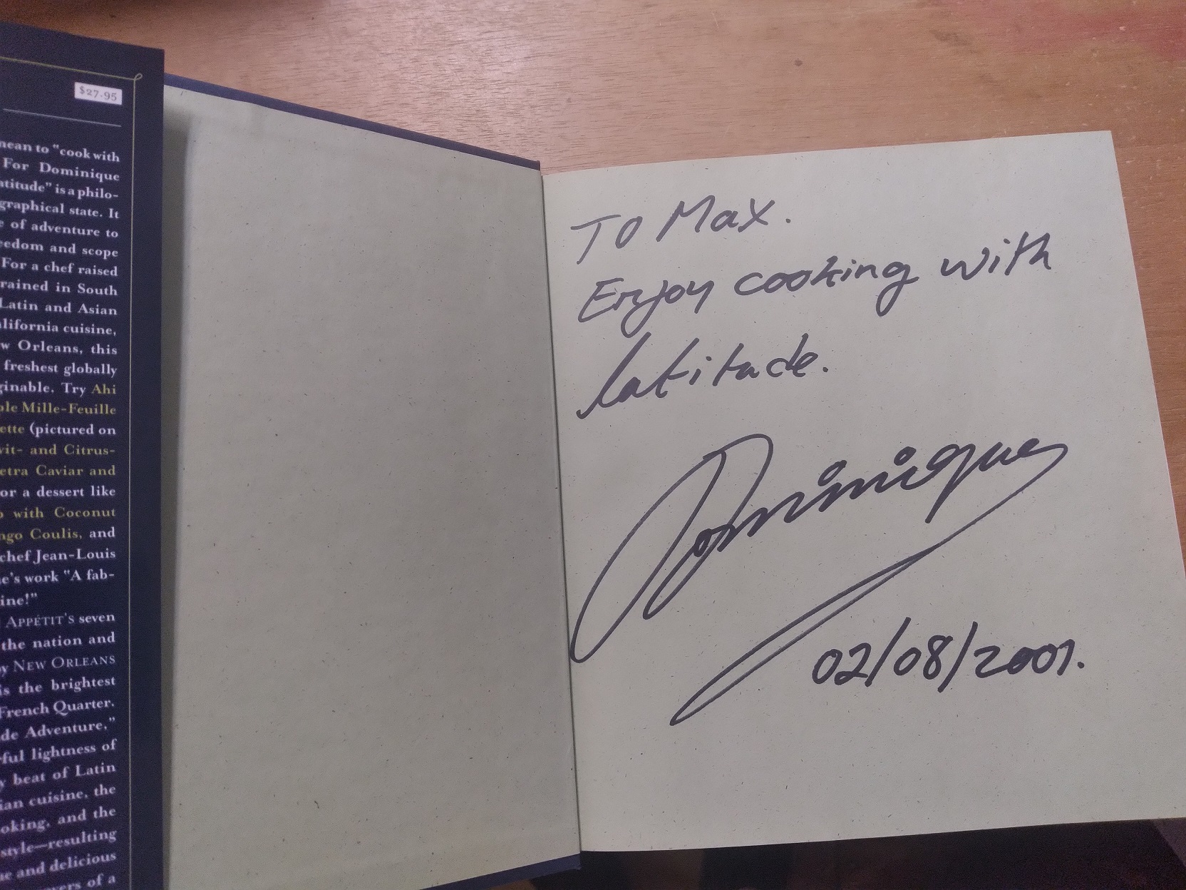 Dominique's Fresh Flavors: Cooking with Latitude in New Orleans