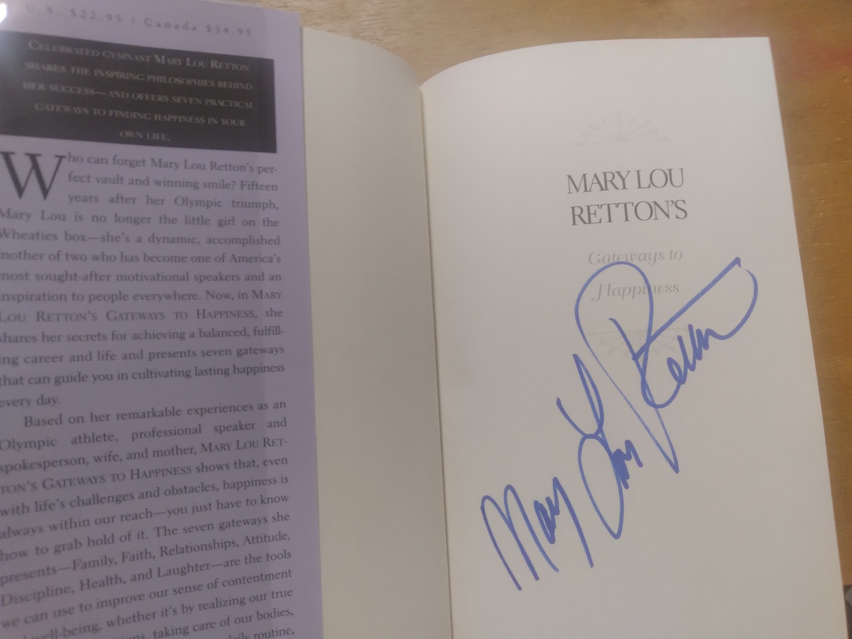 Mary Lou Retton's Gateways to Happiness: 7 Ways to a More Peaceful, More Prosperous, More Satisfying Life