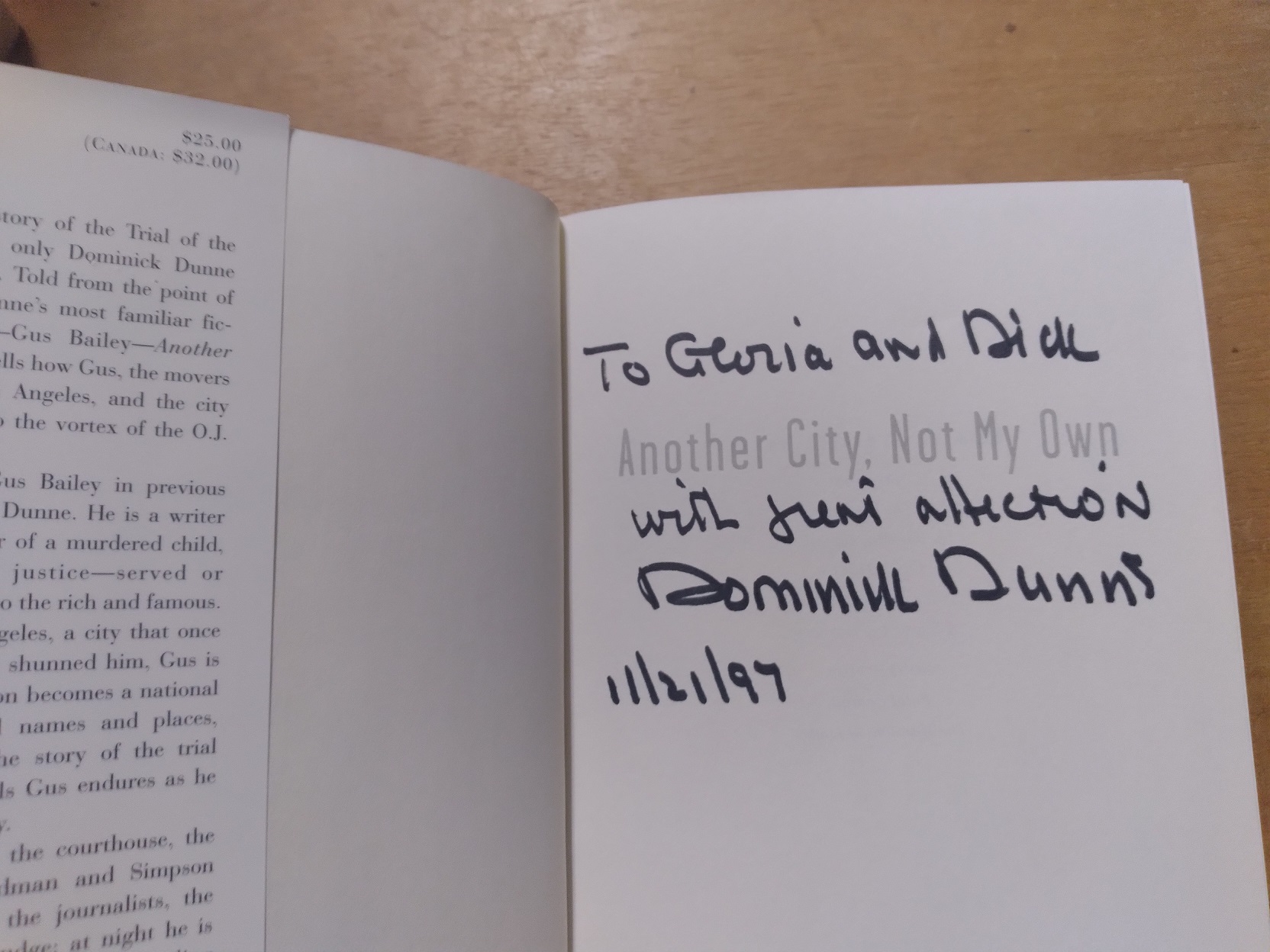 Another City, Not My Own