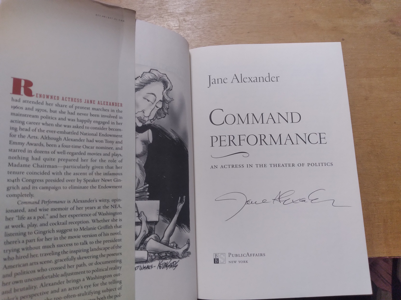 Command Performance: An Actress in the Theater of Politics