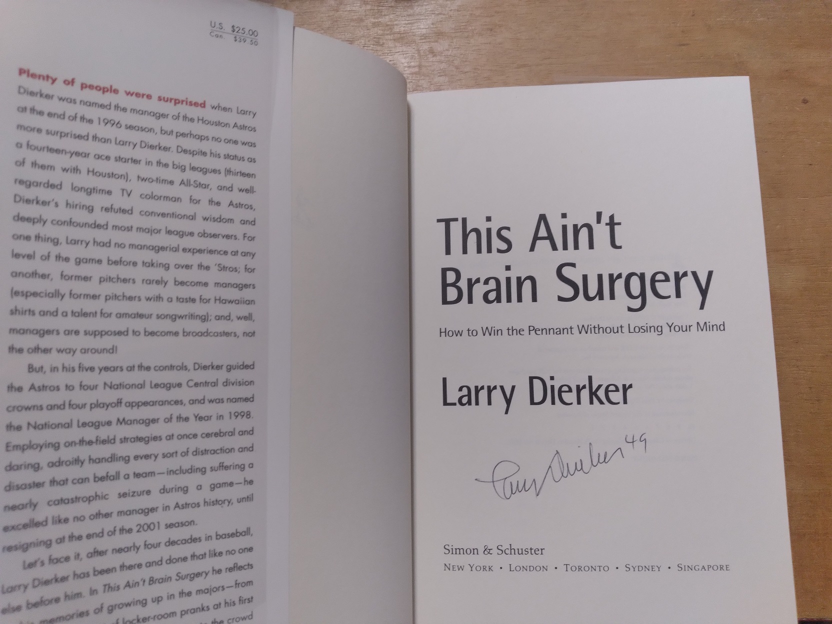 This Ain't Brain Surgery: How to Win the Pennant Without Losing Your Mind