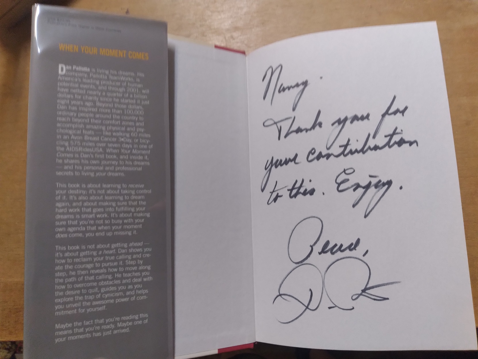 WHEN YOUR MOMENT COMES: A Guide to Fulfilling Your Dreams by a Man Who Has Led Thousands to Greatness