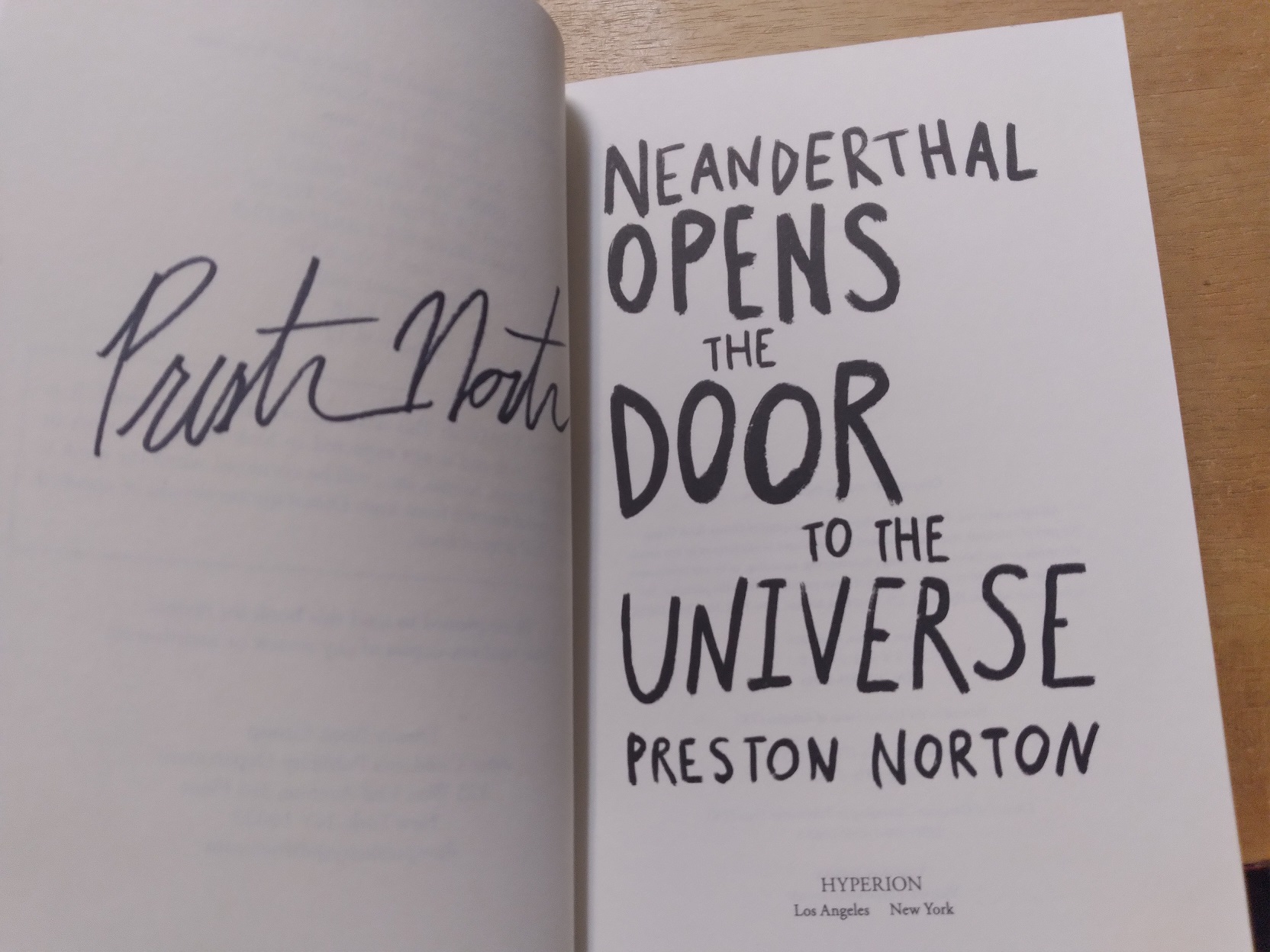 Neanderthal Opens the Door to the Universe