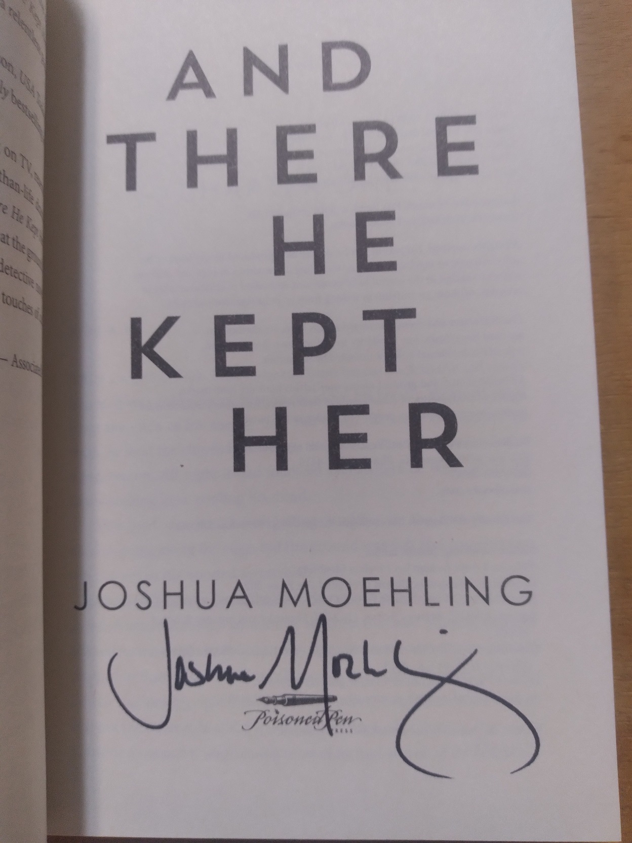 And There He Kept Her