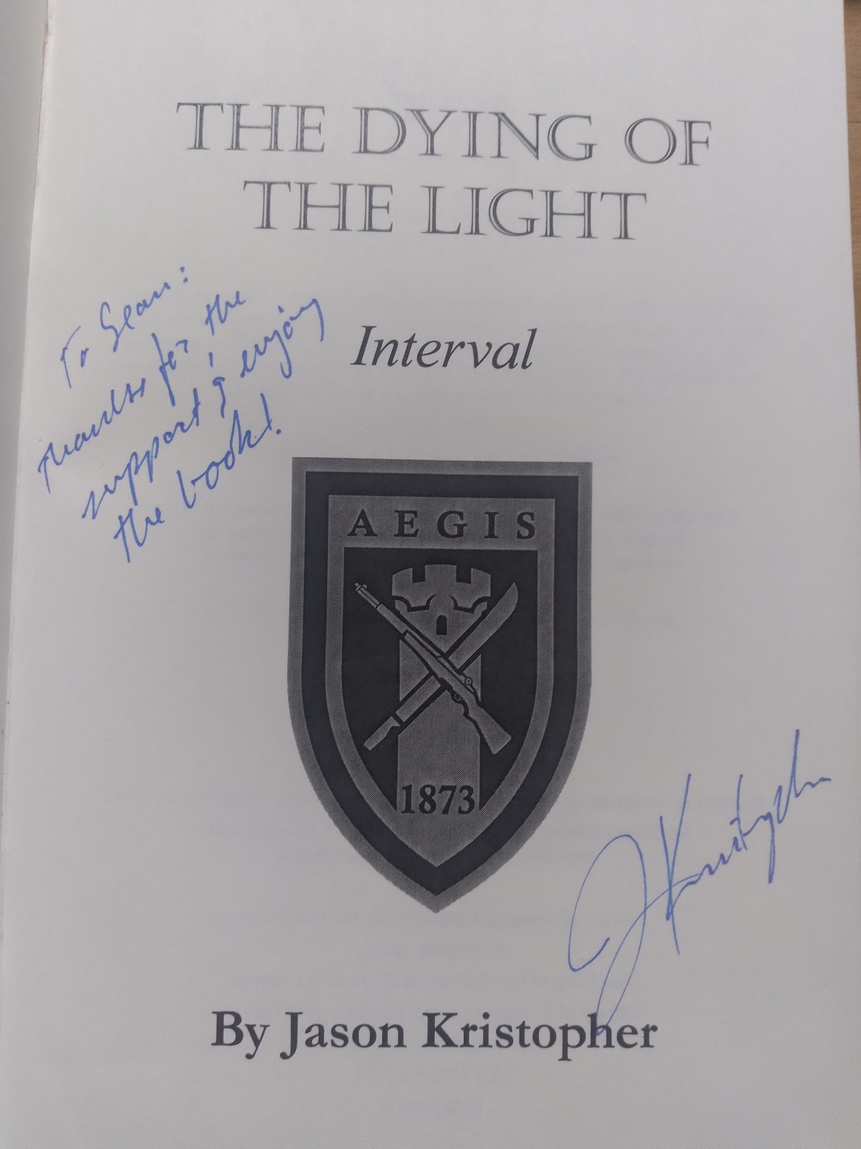 The Dying of the Light: Interval