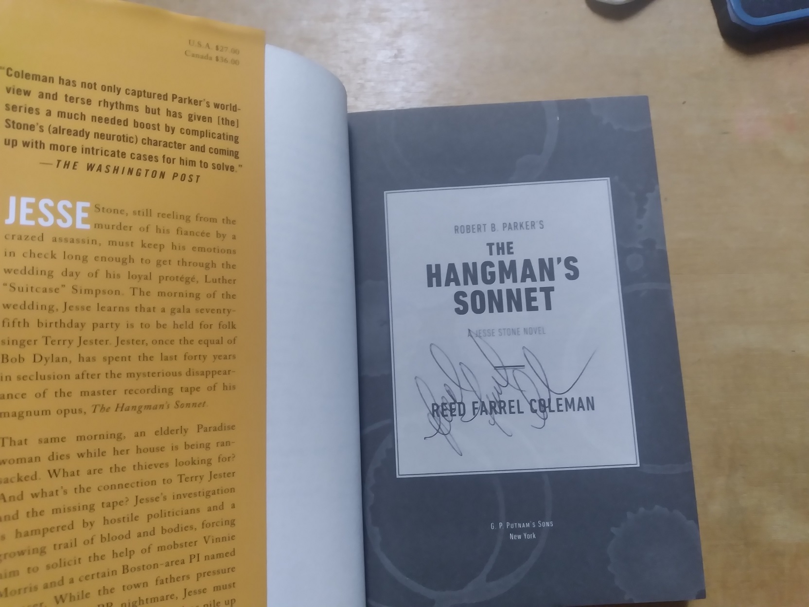 Robert B. Parker's The Hangman's Sonnet