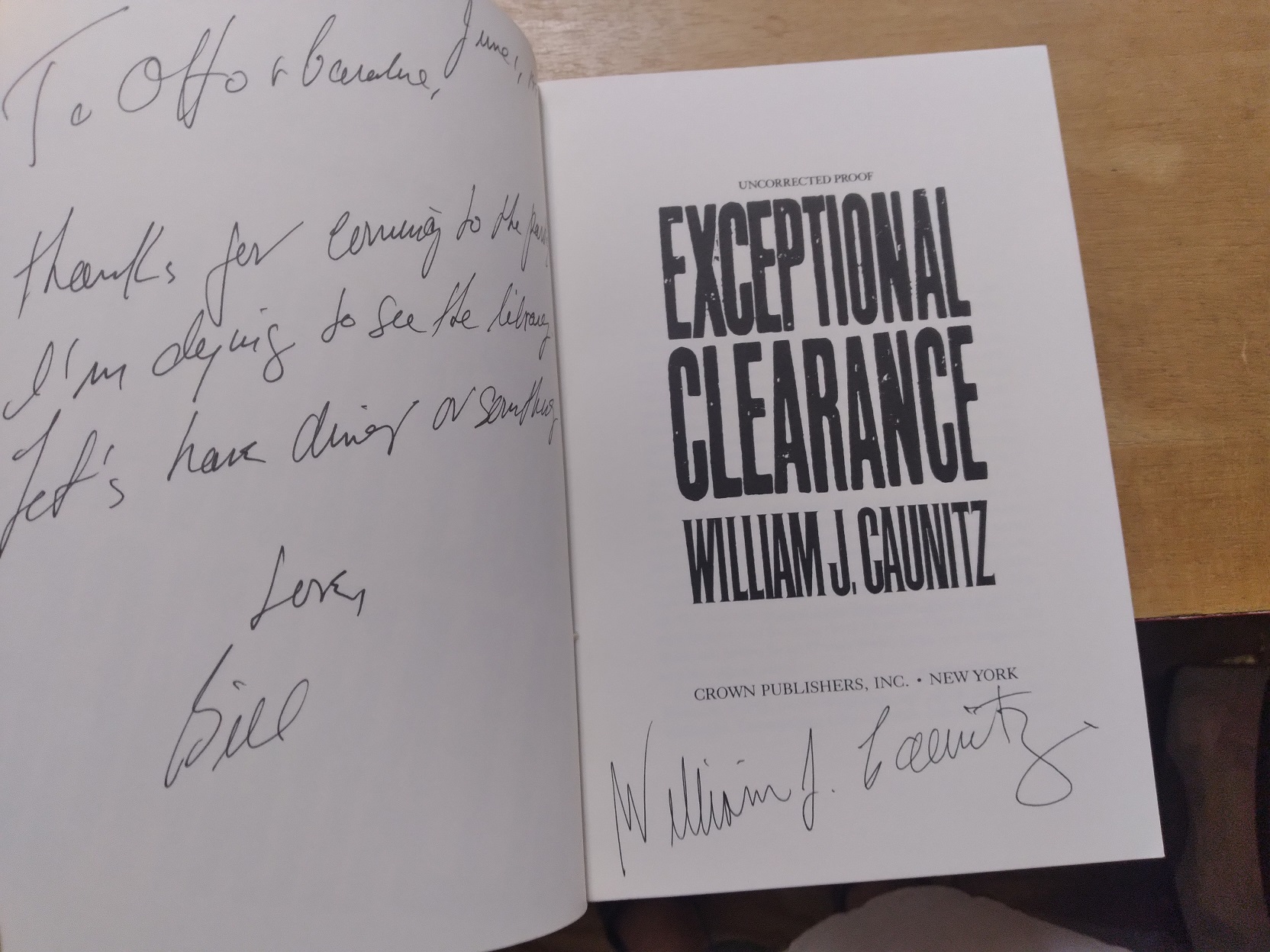 Exceptional Clearance