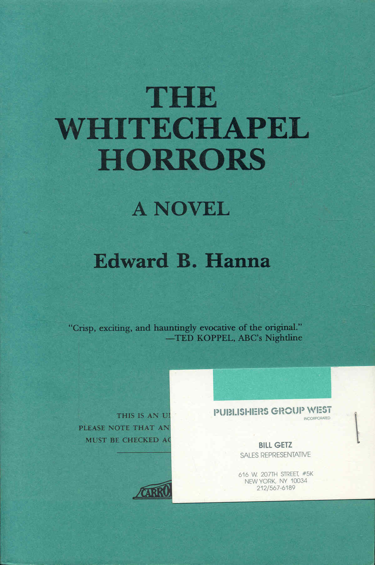 The Whitechapel Horrors