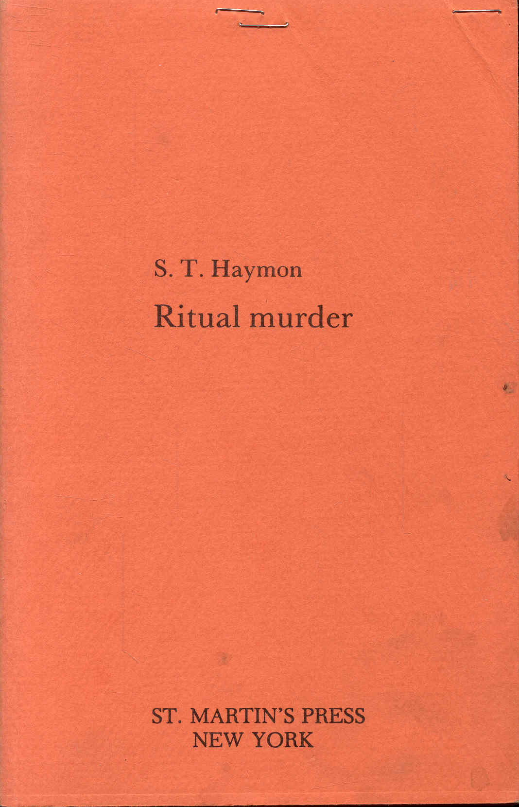 Ritual Murder