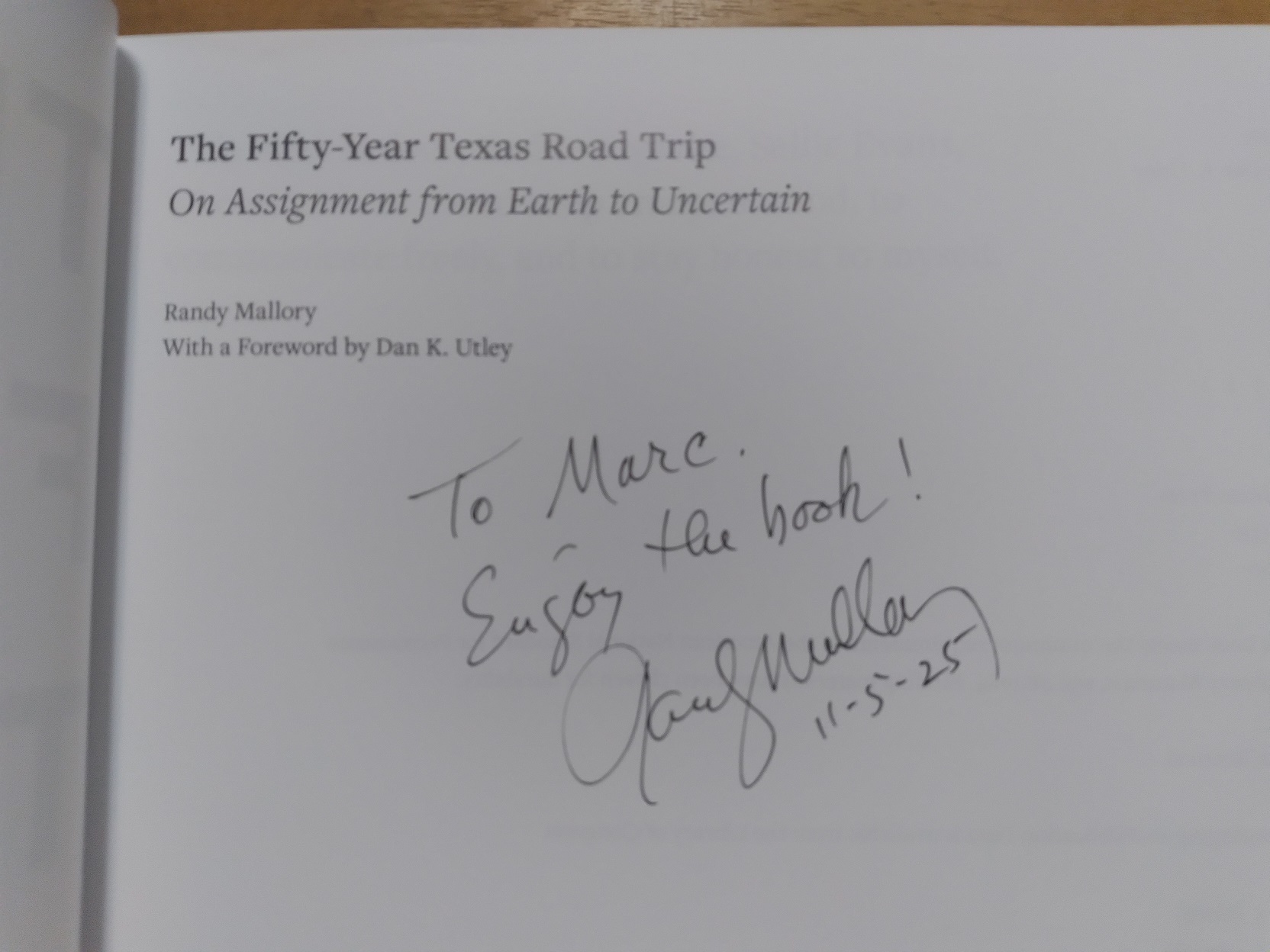 THE FIFTY-YEAR TEXAS ROAD TRIP: On Assignment from Earth to Uncertain