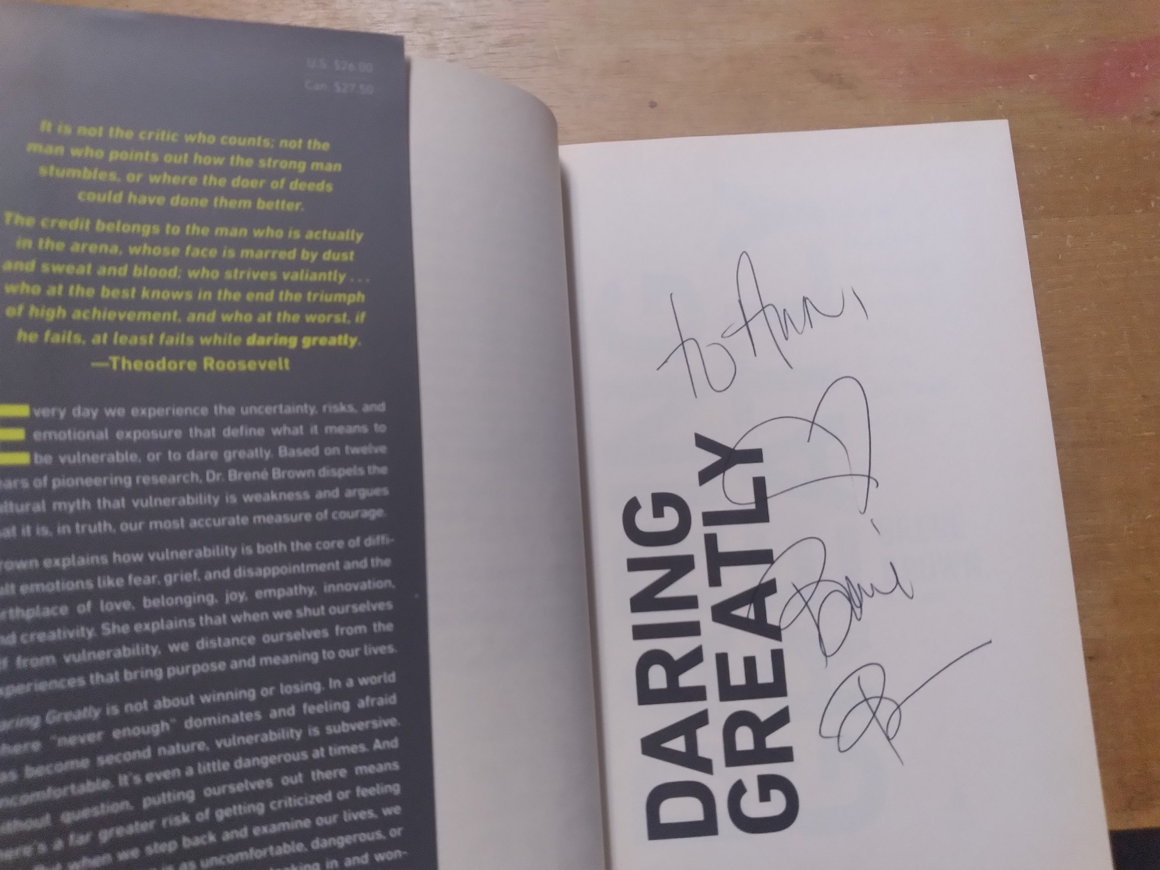 Daring Greatly: How the Courage to Be Vulnerable Transforms the Way We Live, Love, Parent, and Lead