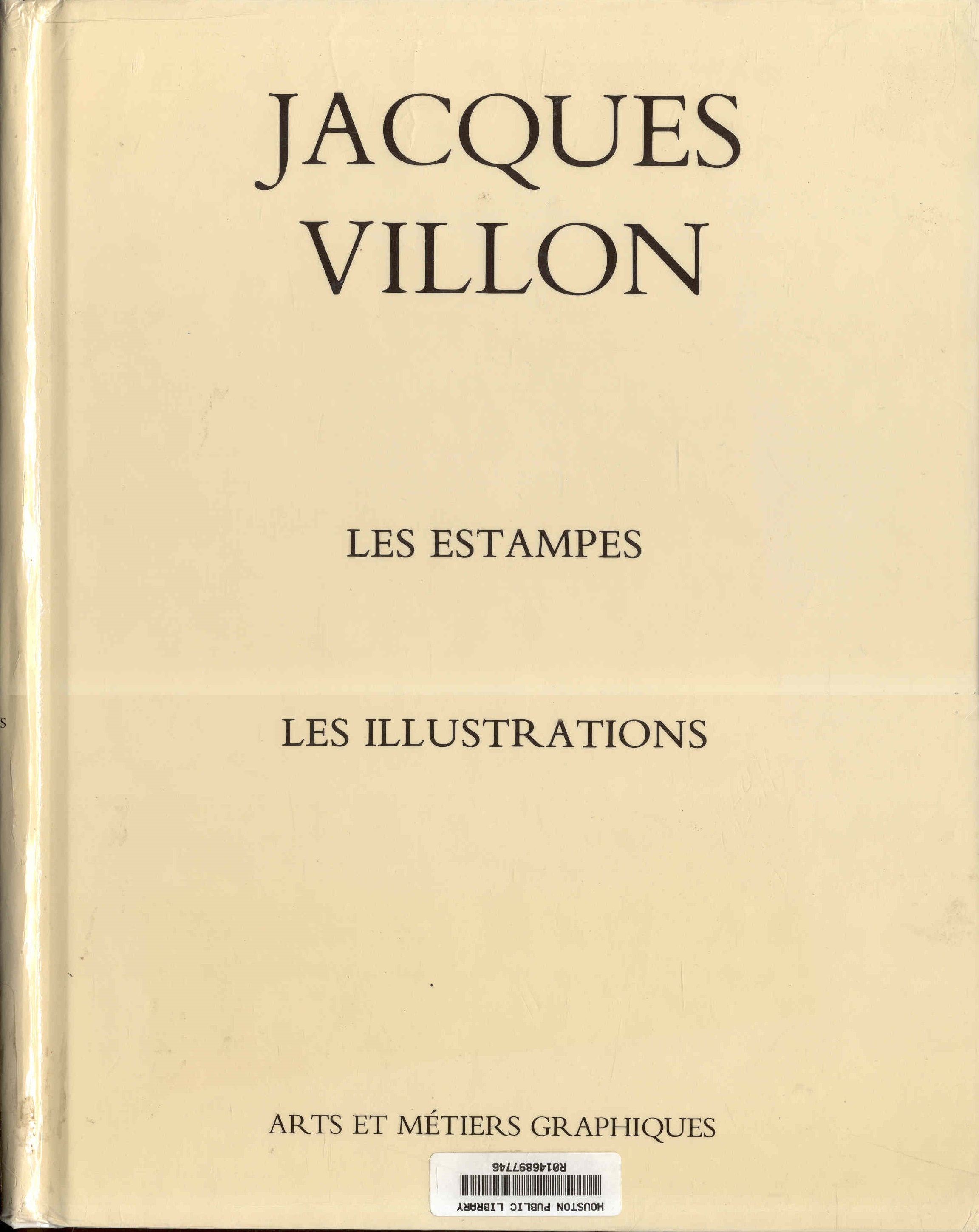 JACQUES VILLON: les Estampes et les Illustratrations
